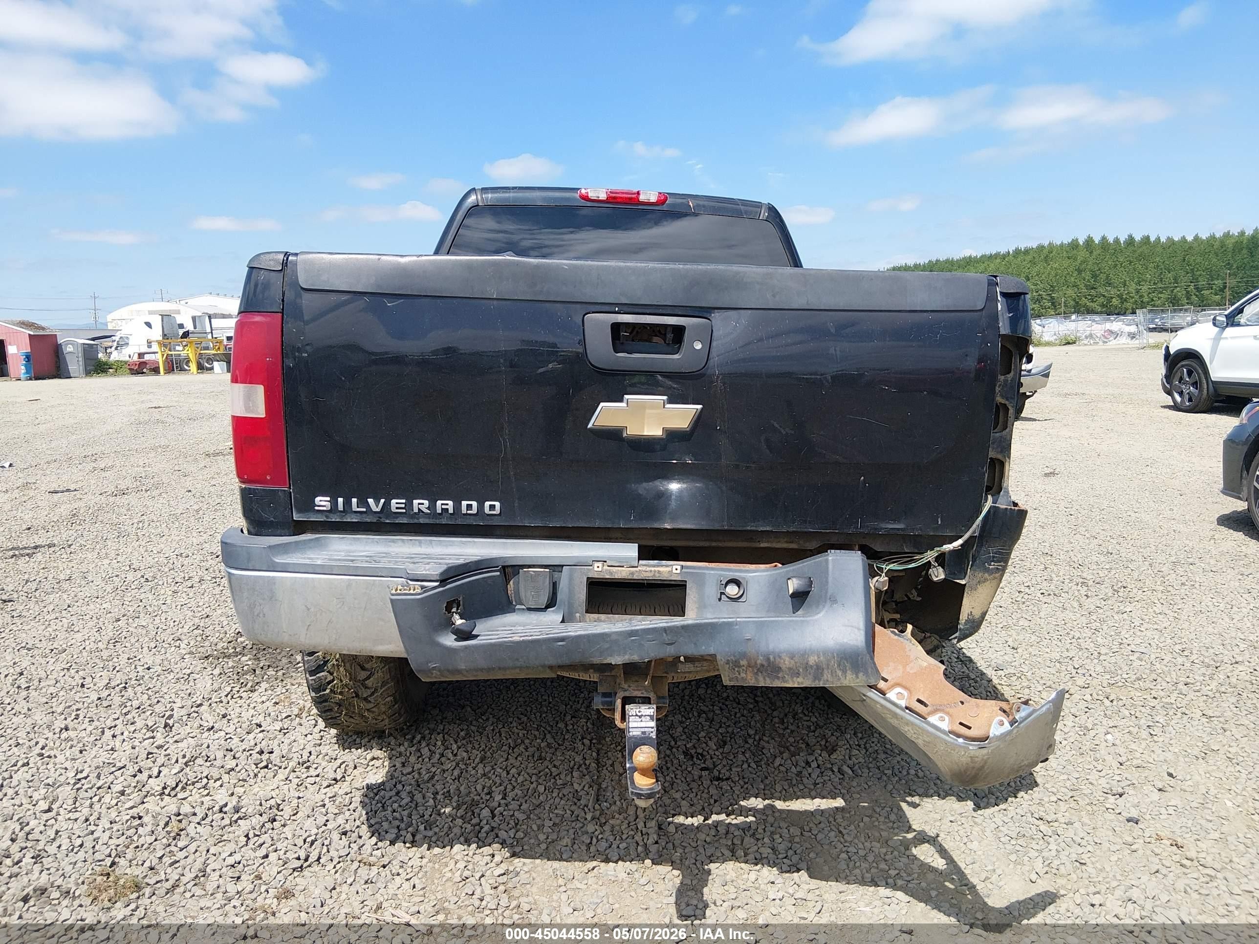 2007 Chevrolet Silverado 2500hd Lt1 Black vin: 1GCHK23617F515699