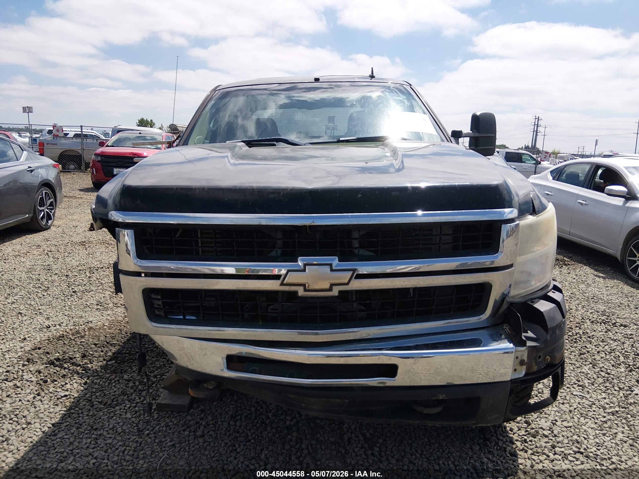 2007 Chevrolet Silverado 2500hd Lt1 Black vin: 1GCHK23617F515699