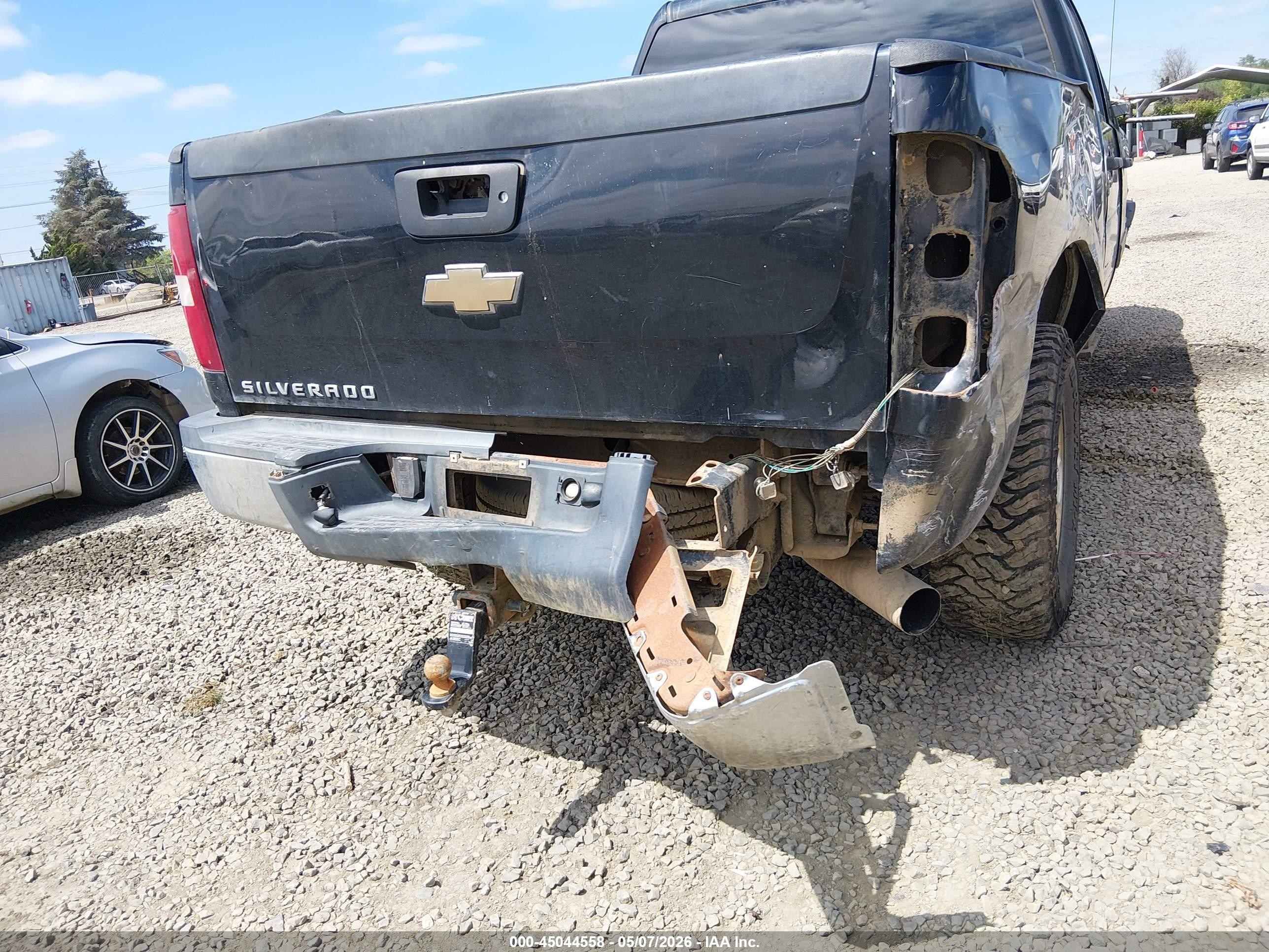 2007 Chevrolet Silverado 2500hd Lt1 Black vin: 1GCHK23617F515699