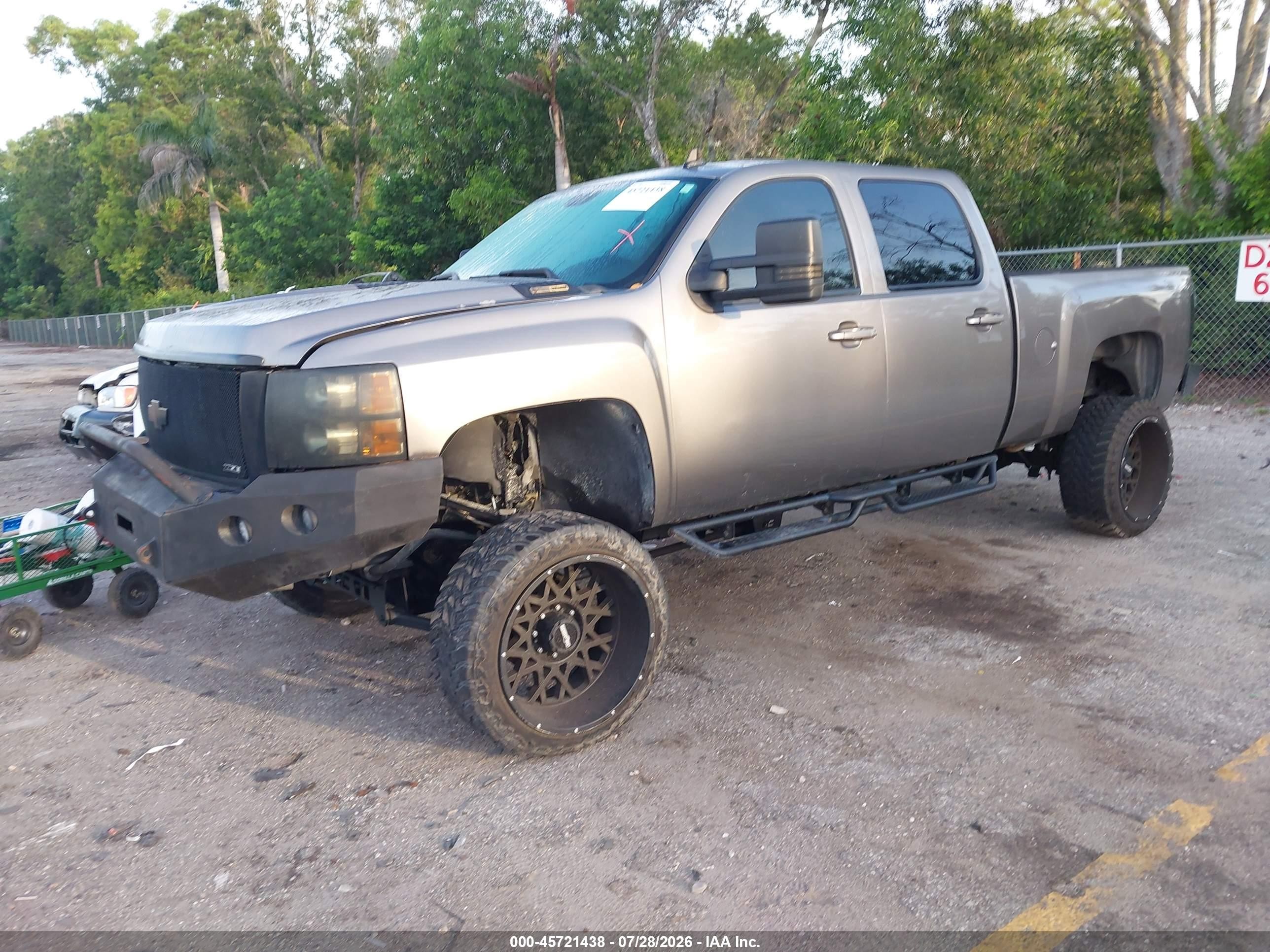 2007 Chevrolet Silverado 2500hd Ltz Gray vin: 1GCHK23617F567107
