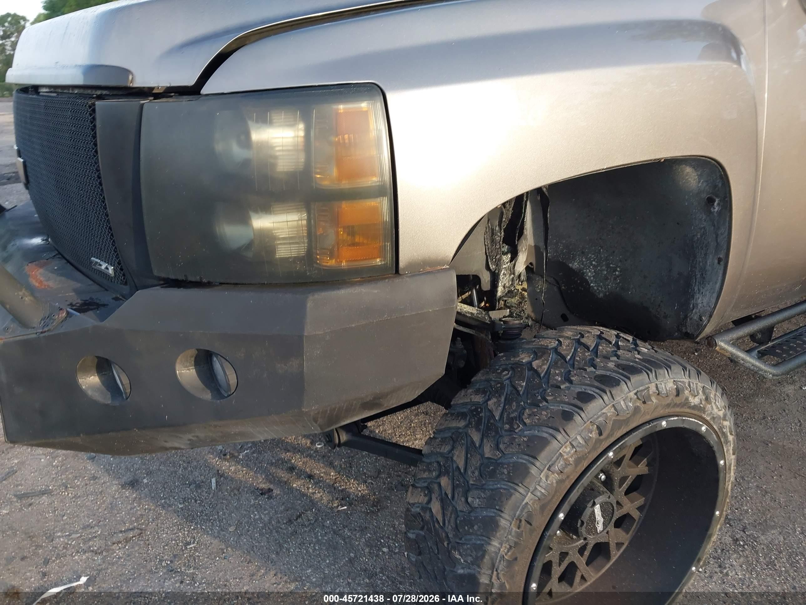 2007 Chevrolet Silverado 2500hd Ltz Gray vin: 1GCHK23617F567107