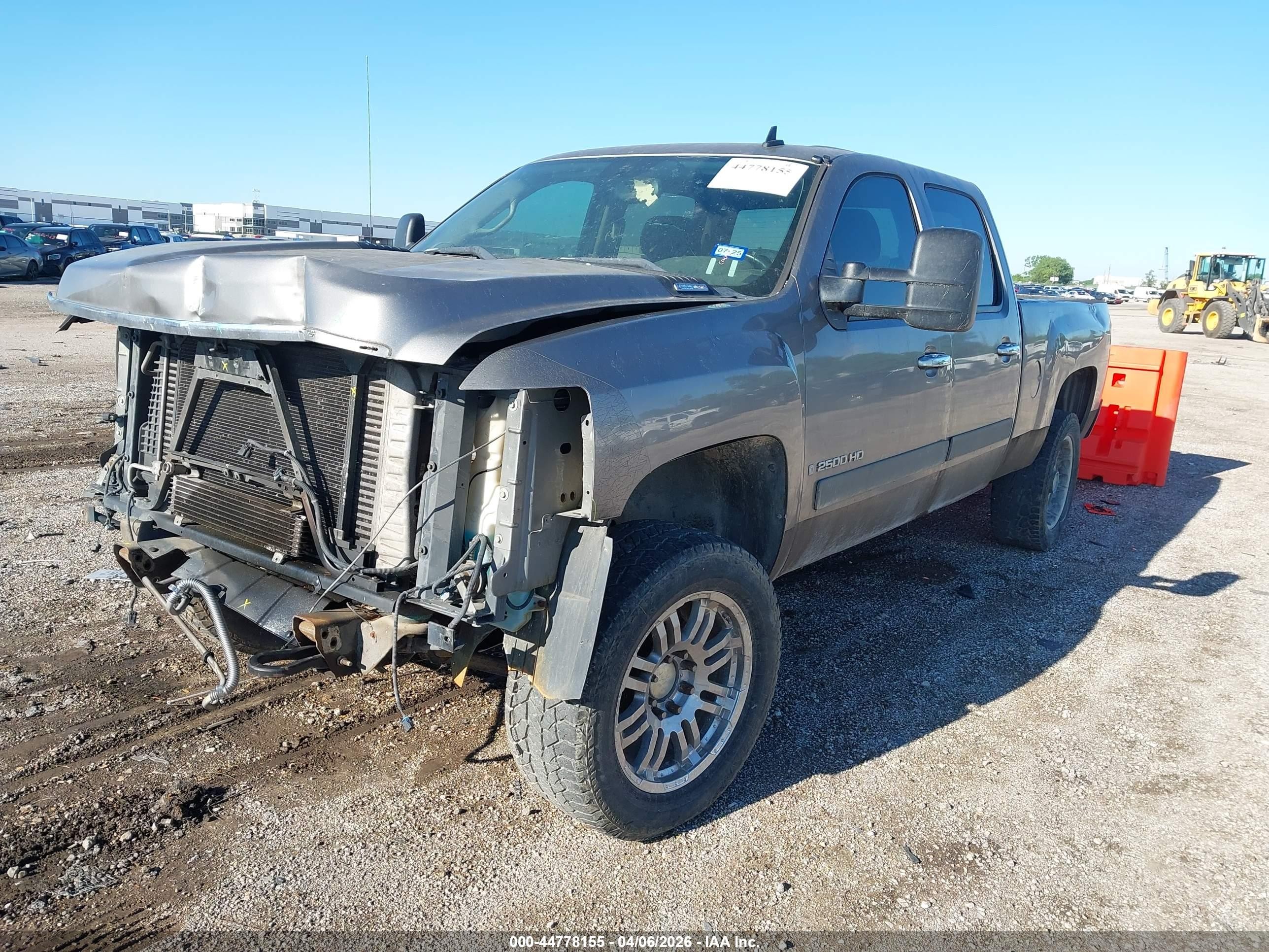 2007 Chevrolet Silverado 2500hd Lt1 Gray vin: 1GCHK23627F559632