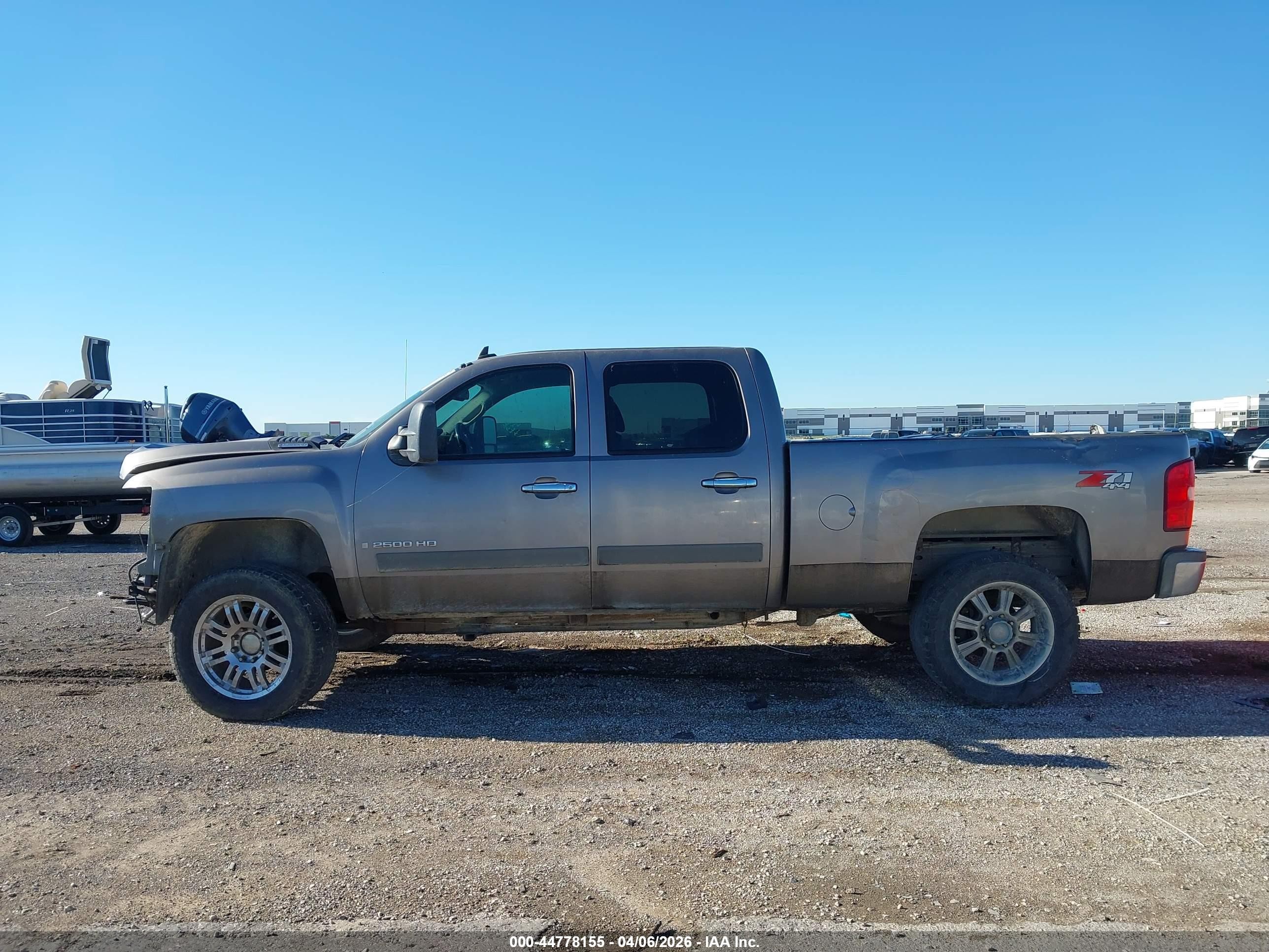 2007 Chevrolet Silverado 2500hd Lt1 Gray vin: 1GCHK23627F559632