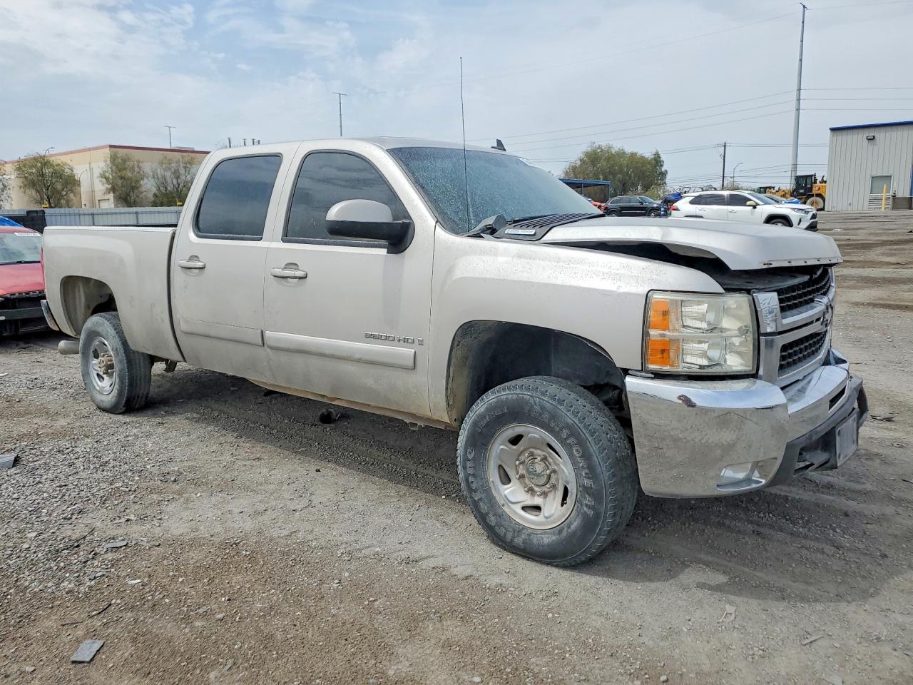 2008 Chevrolet Silverado K2500 Heavy Duty Silver vin: 1GCHK23628F211685