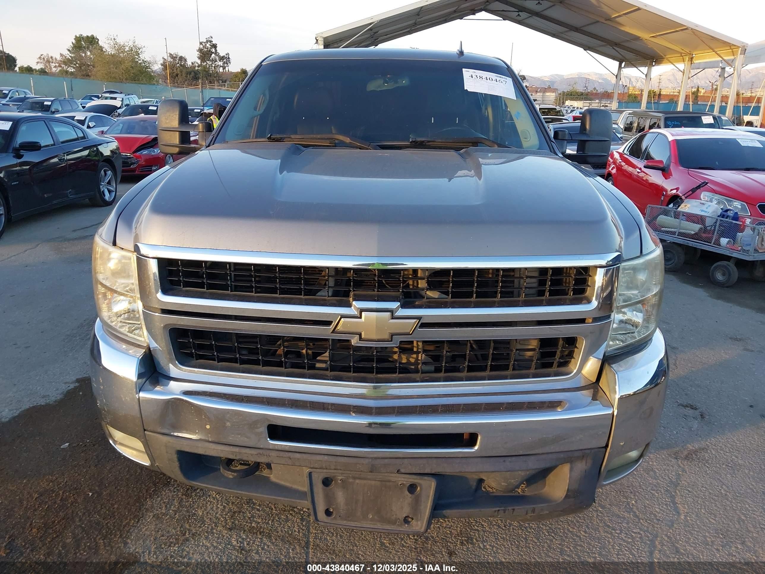 2008 Chevrolet Silverado 2500hd Ltz Gray vin: 1GCHK23628F225196