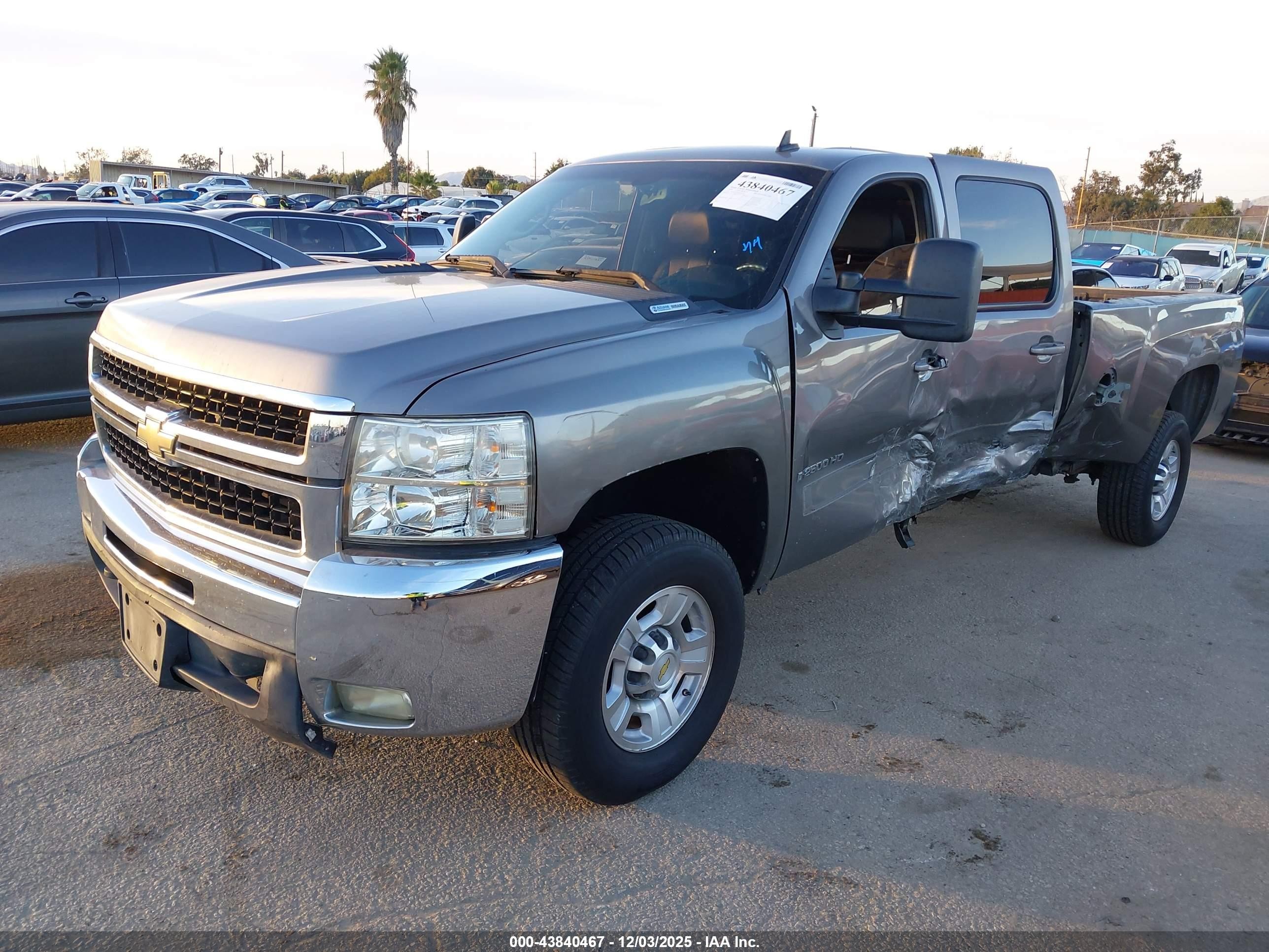 2008 Chevrolet Silverado 2500hd Ltz Gray vin: 1GCHK23628F225196