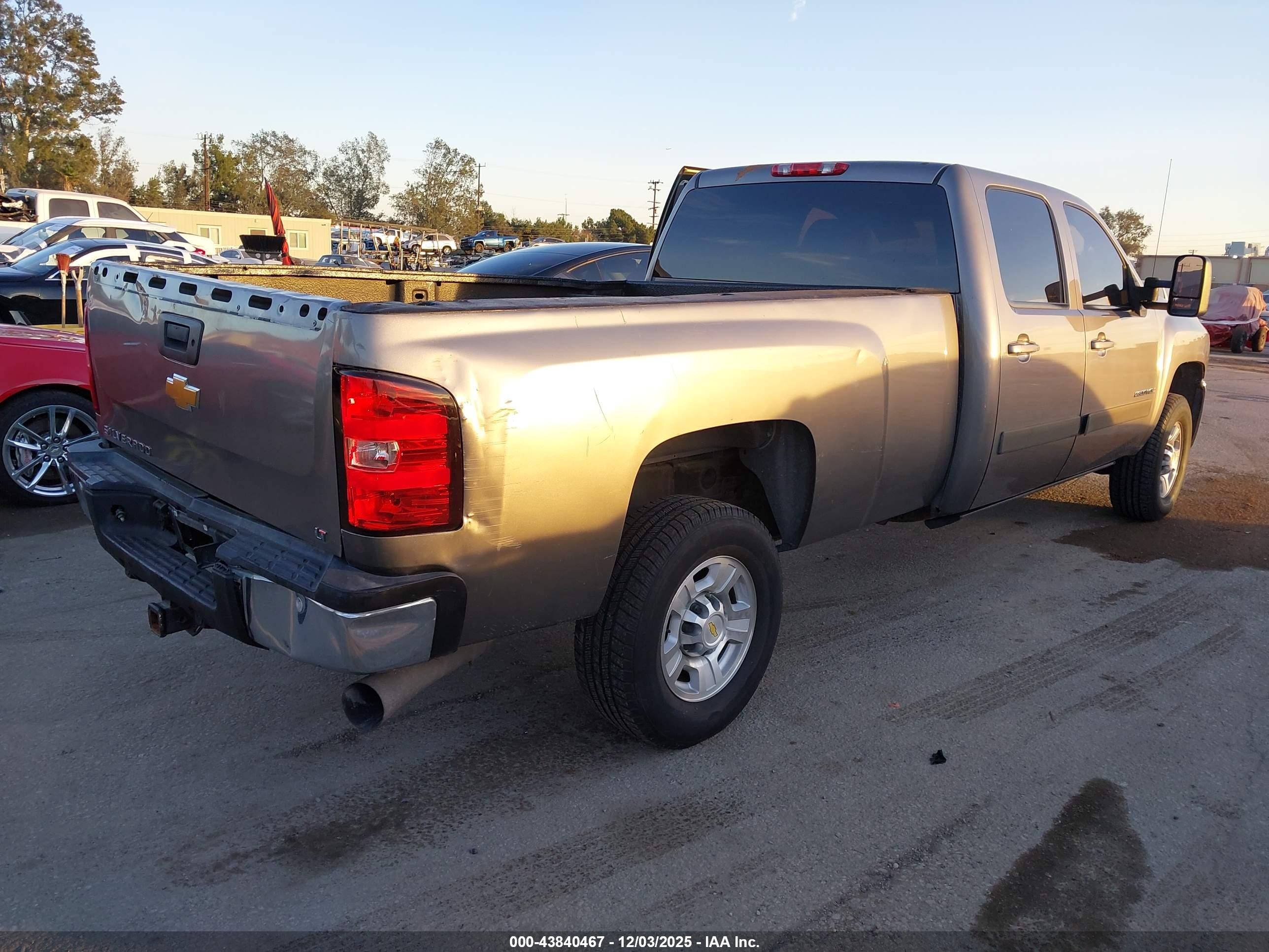 2008 Chevrolet Silverado 2500hd Ltz Gray vin: 1GCHK23628F225196