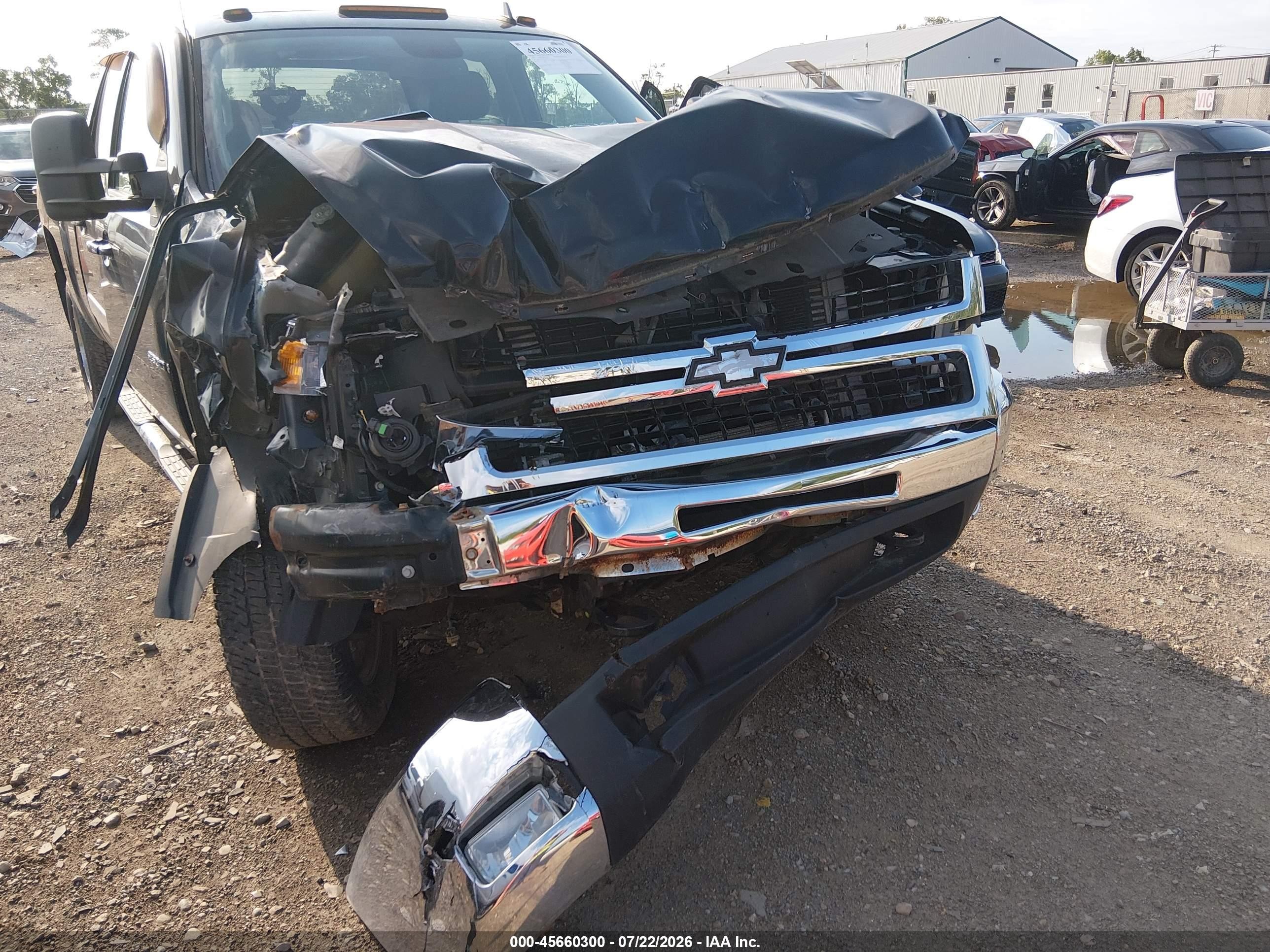 2008 Chevrolet Silverado 2500hd Ltz Black vin: 1GCHK23628F226302