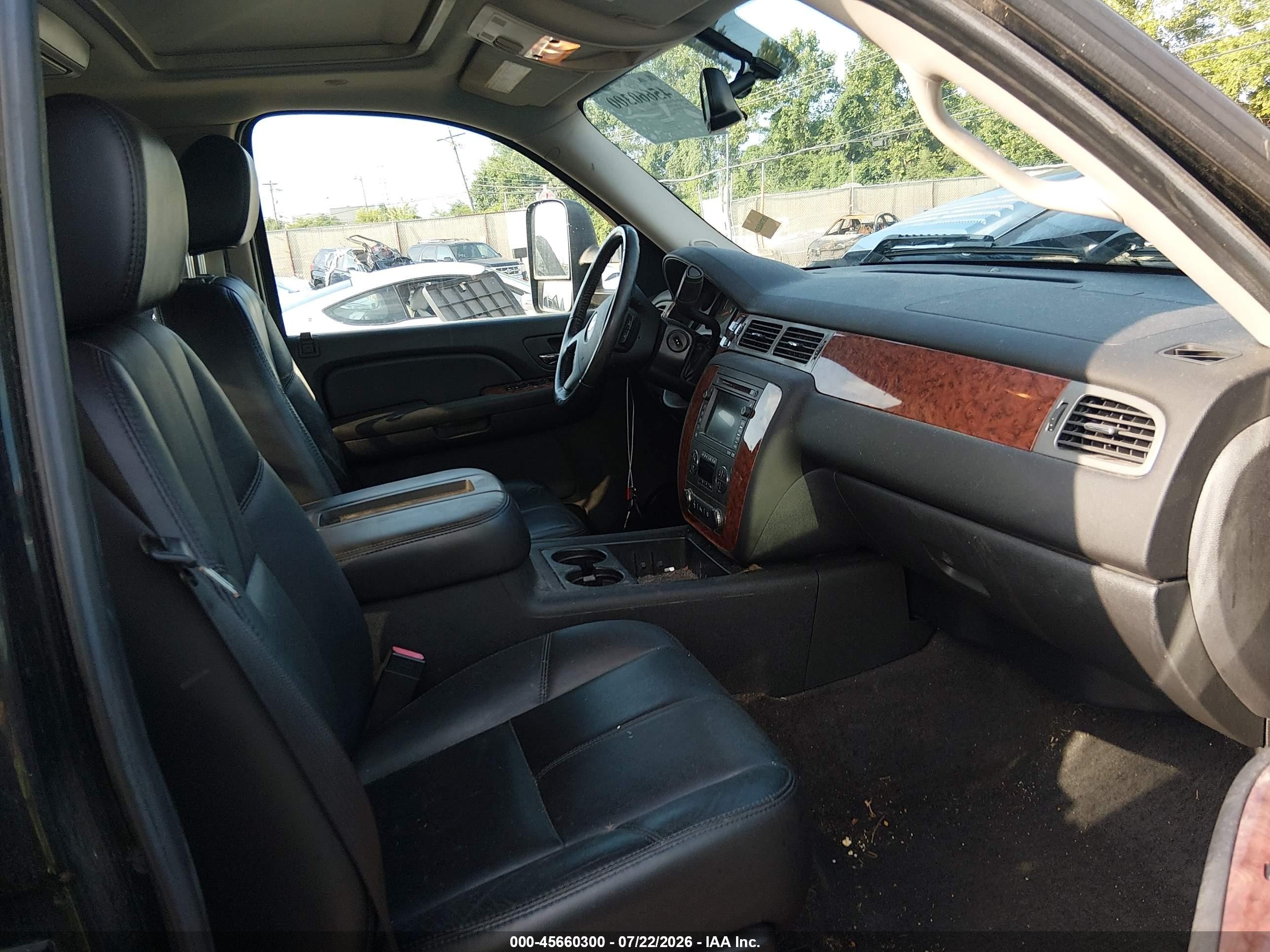 2008 Chevrolet Silverado 2500hd Ltz Black vin: 1GCHK23628F226302