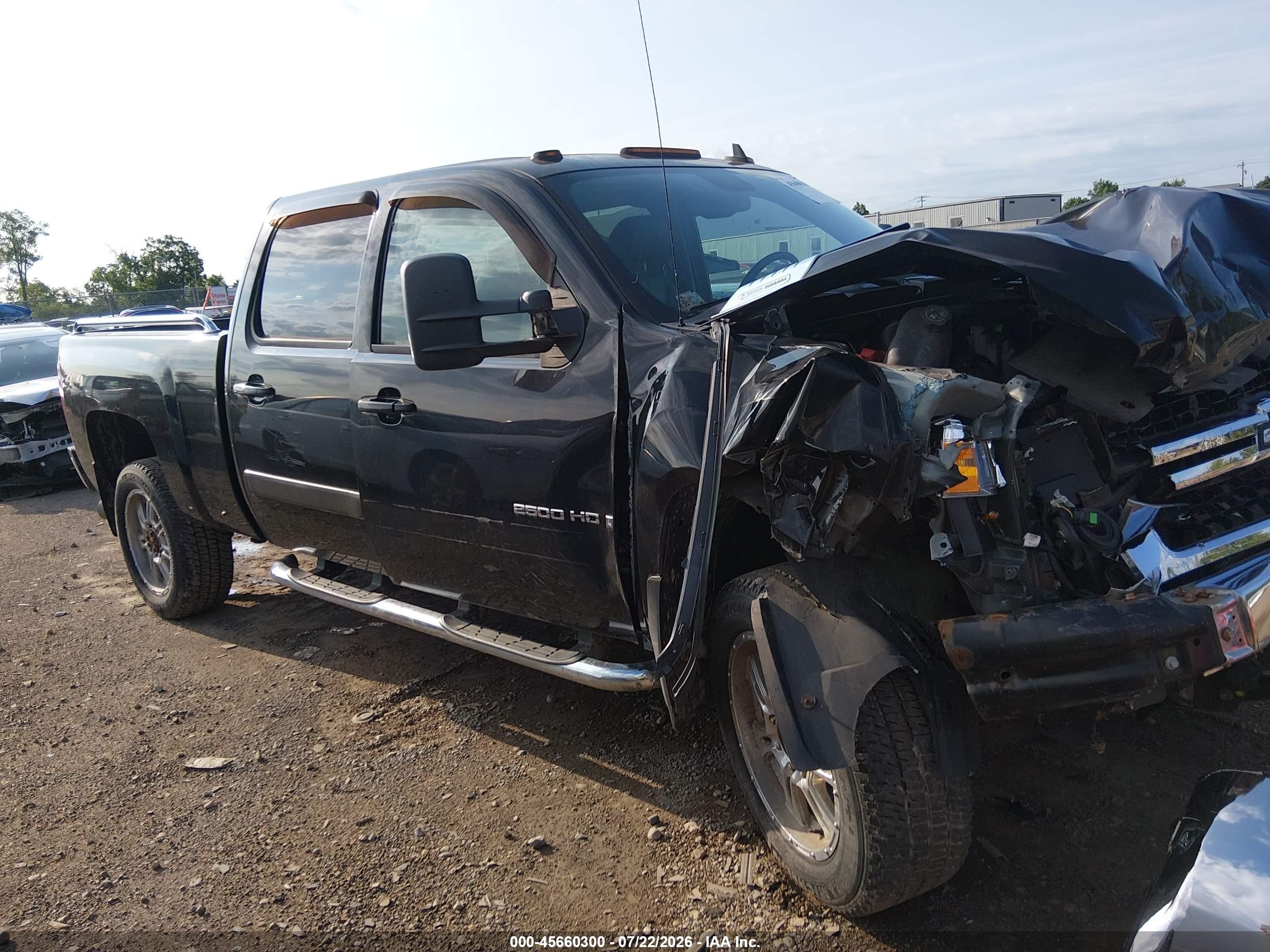 2008 Chevrolet Silverado 2500hd Ltz Black vin: 1GCHK23628F226302