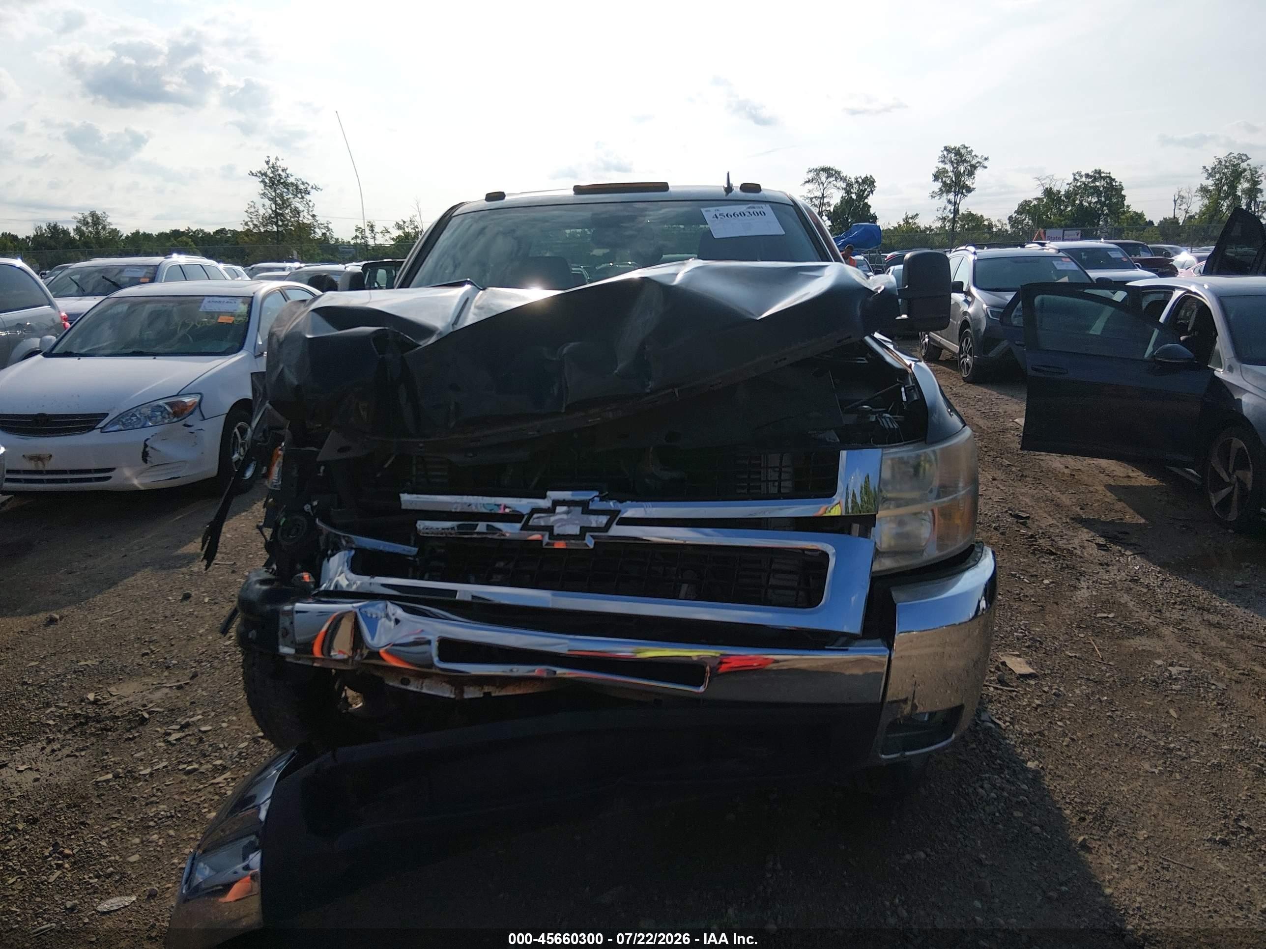 2008 Chevrolet Silverado 2500hd Ltz Black vin: 1GCHK23628F226302
