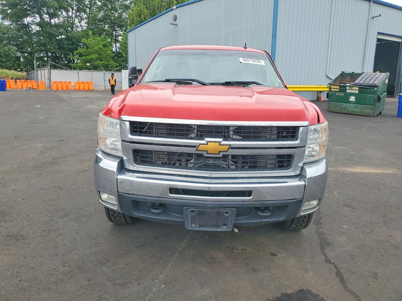 2007 Chevrolet Silverado K2500 Heavy Duty Red vin: 1GCHK23637F529586
