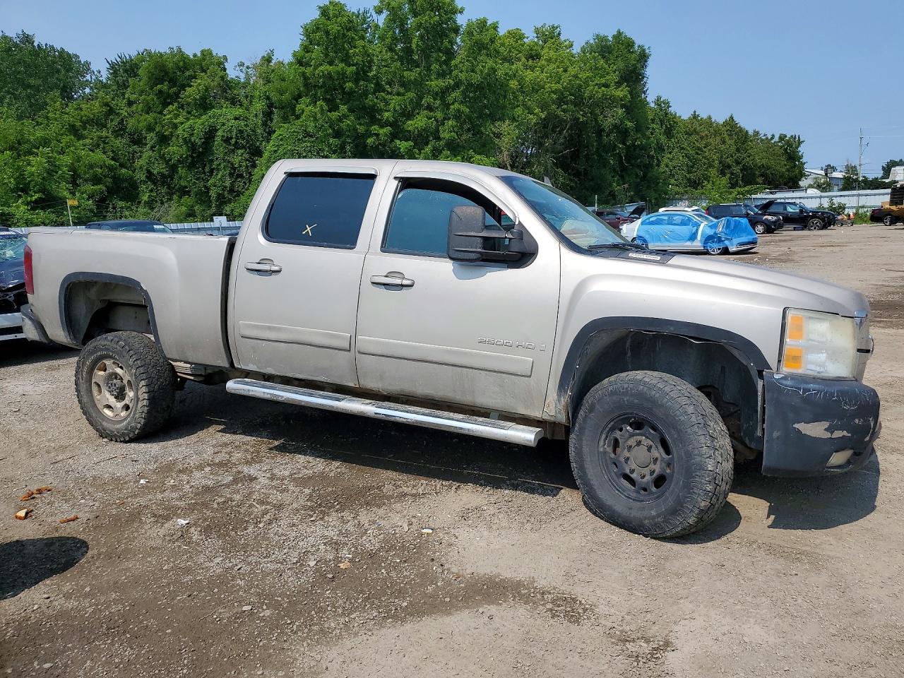 2008 Chevrolet Silverado K2500 Heavy Duty Beige vin: 1GCHK23638F165607