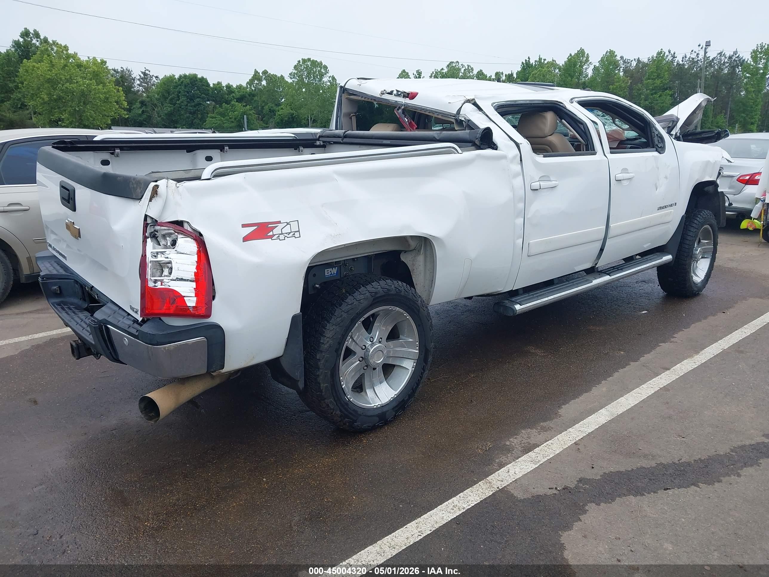 2008 Chevrolet Silverado 2500hd Ltz White vin: 1GCHK23638F210626