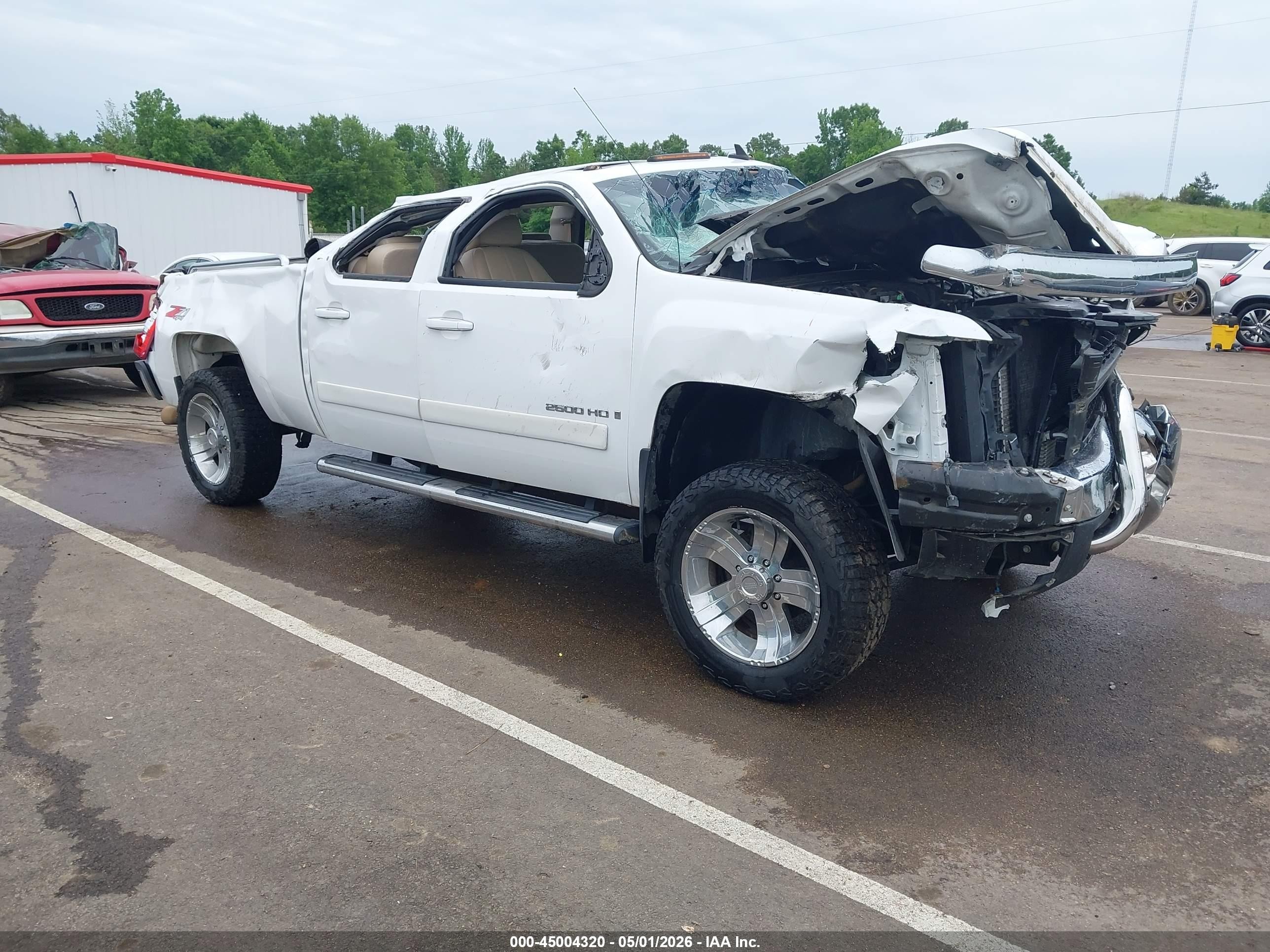 2008 Chevrolet Silverado 2500hd Ltz White vin: 1GCHK23638F210626