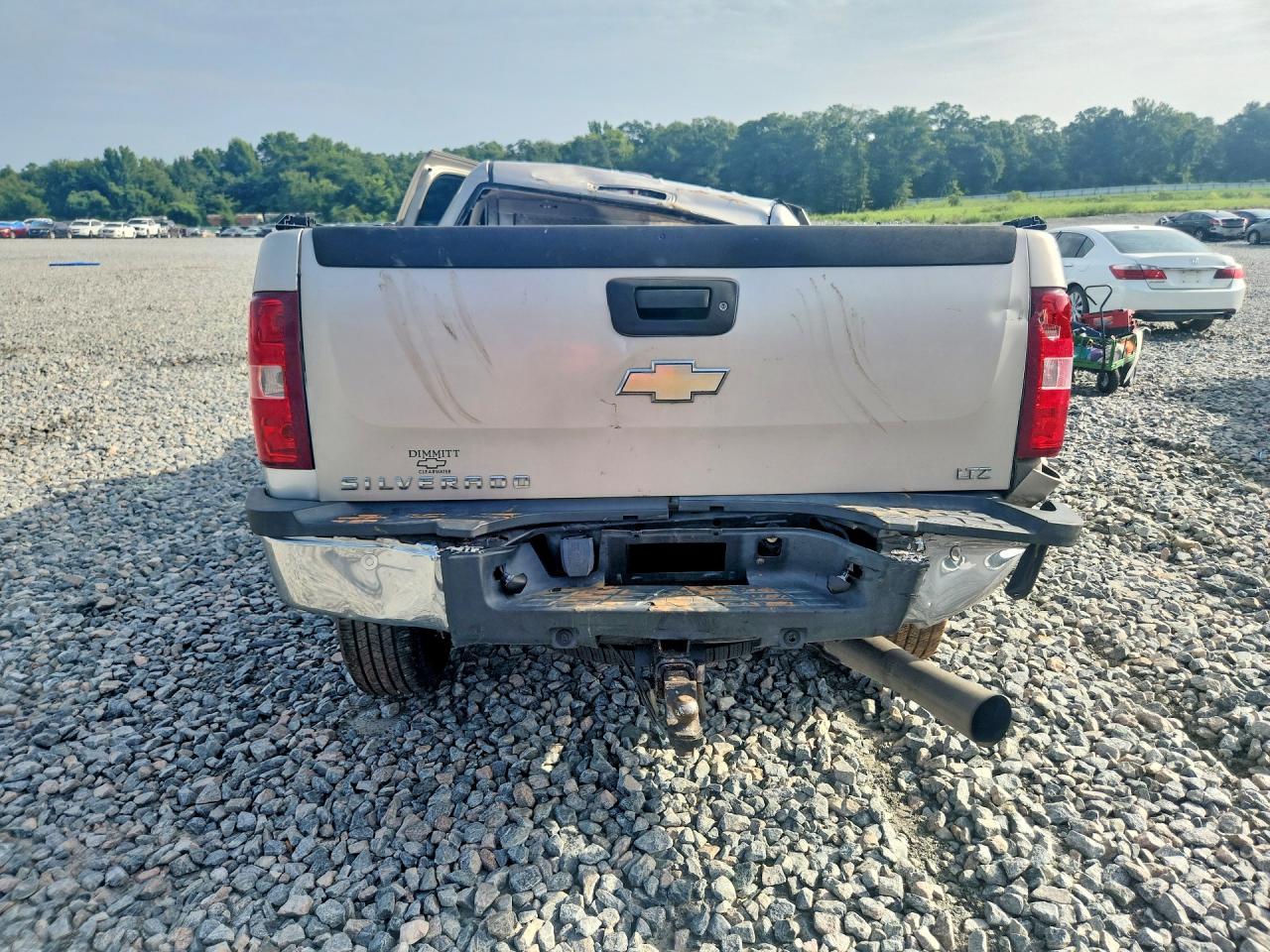 2008 Chevrolet Silverado K2500 Heavy Duty Silver vin: 1GCHK23638F211677
