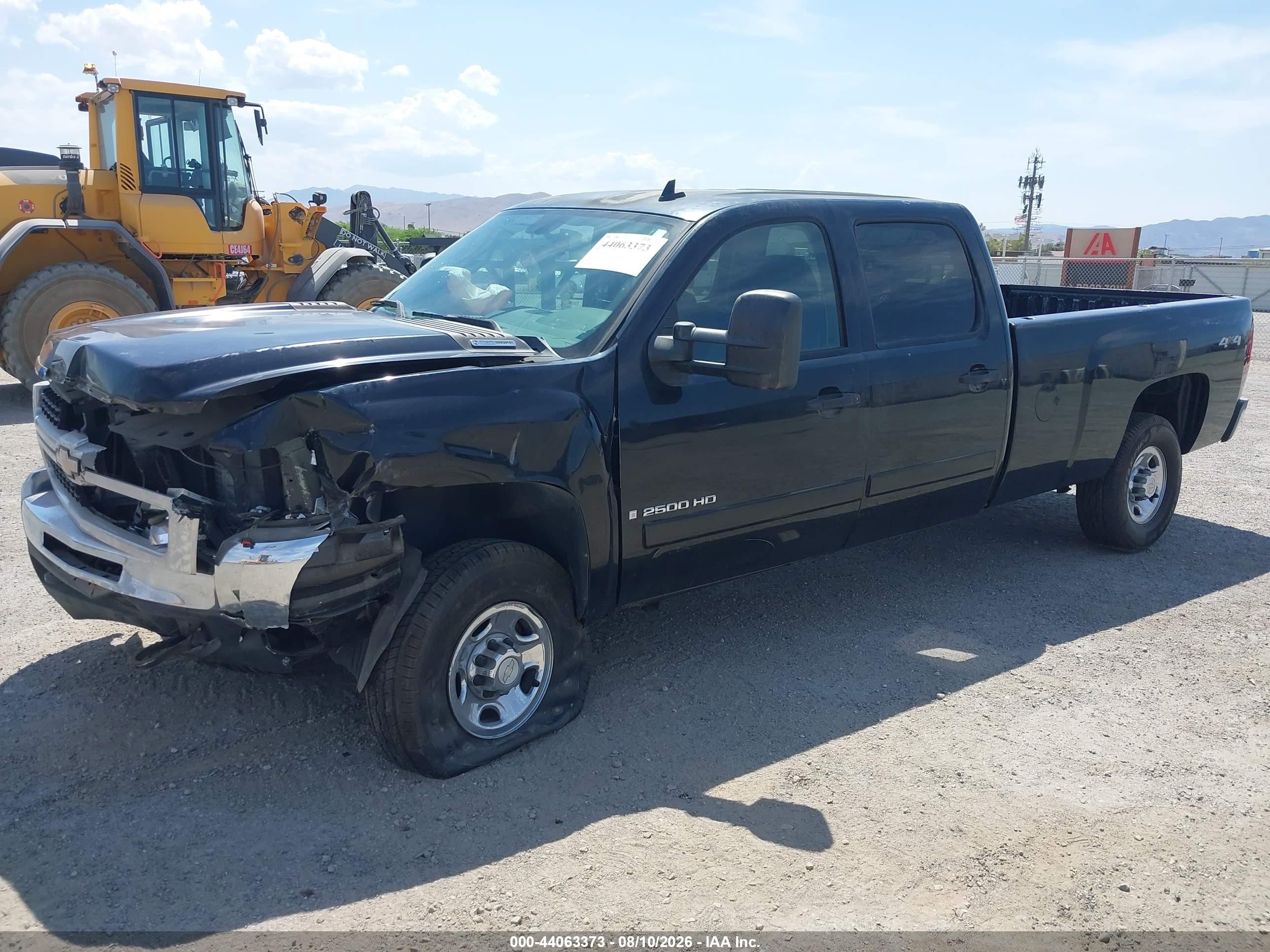 2007 Chevrolet Silverado 2500hd Lt1 Black vin: 1GCHK23647F514675