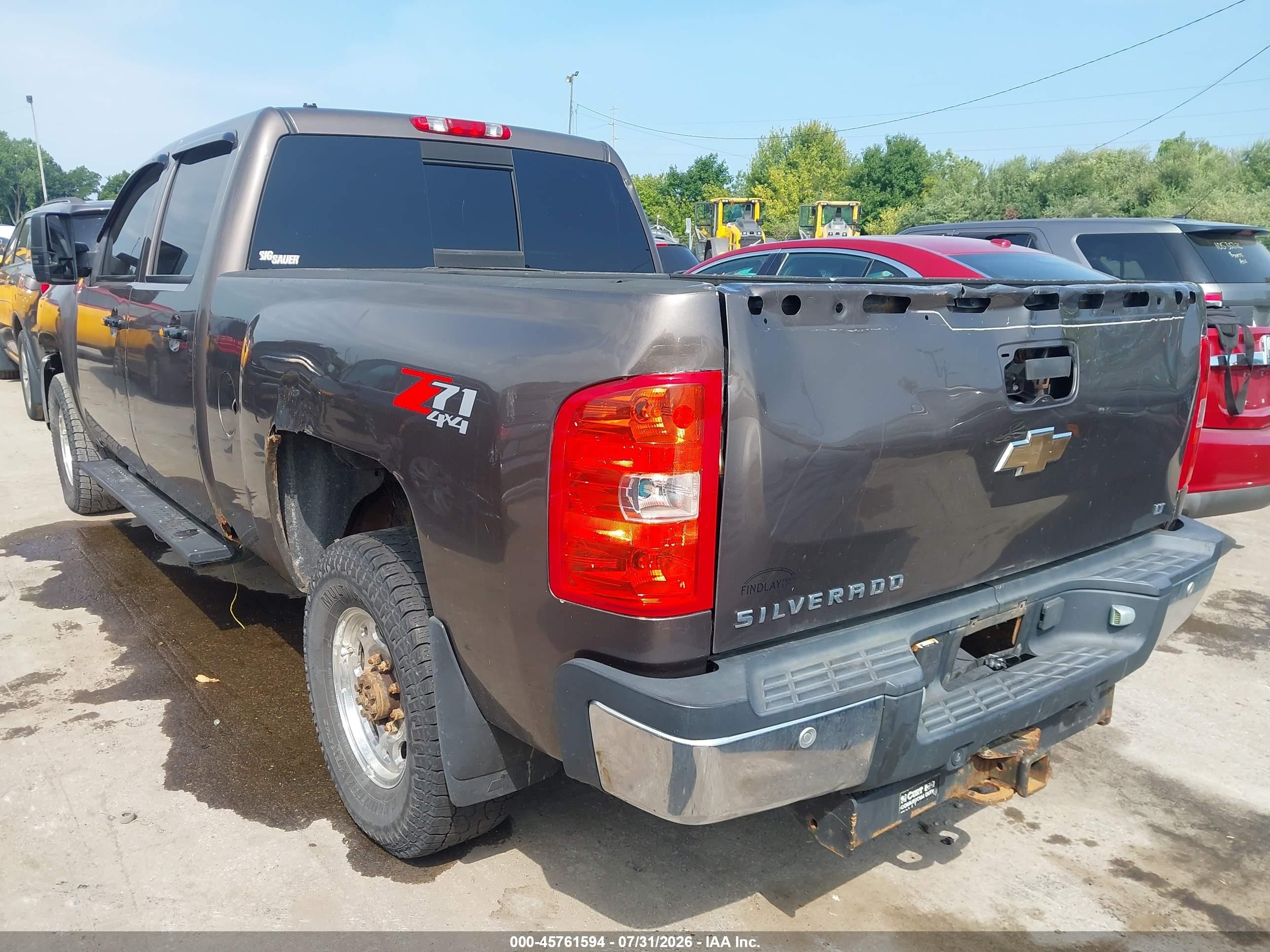 2007 Chevrolet Silverado 2500hd Lt2 Brown vin: 1GCHK23657F524244