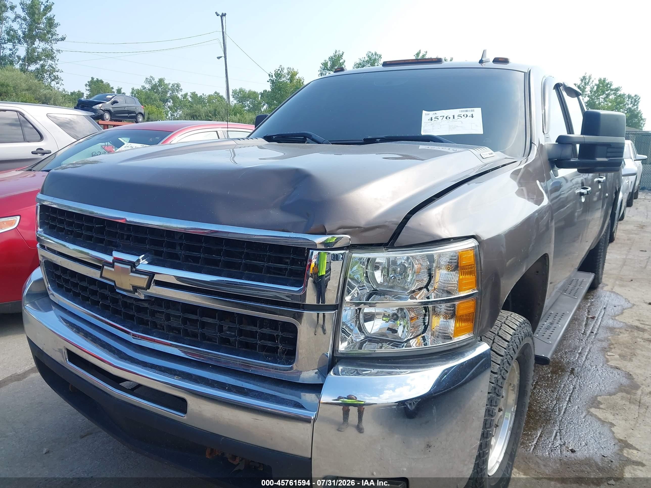 2007 Chevrolet Silverado 2500hd Lt2 Brown vin: 1GCHK23657F524244