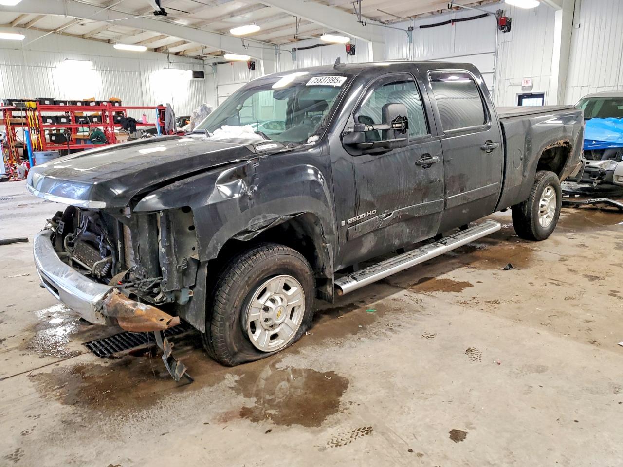2008 Chevrolet Silverado K2500 Heavy Duty Black vin: 1GCHK23658F140711