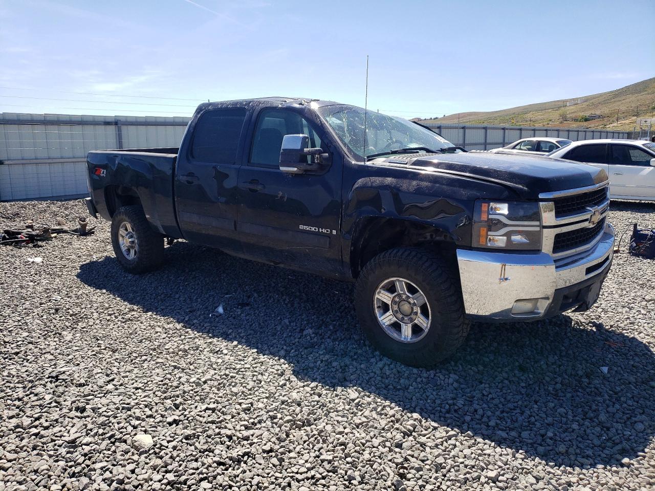 2007 Chevrolet Silverado K2500 Heavy Duty Black vin: 1GCHK23667F530313