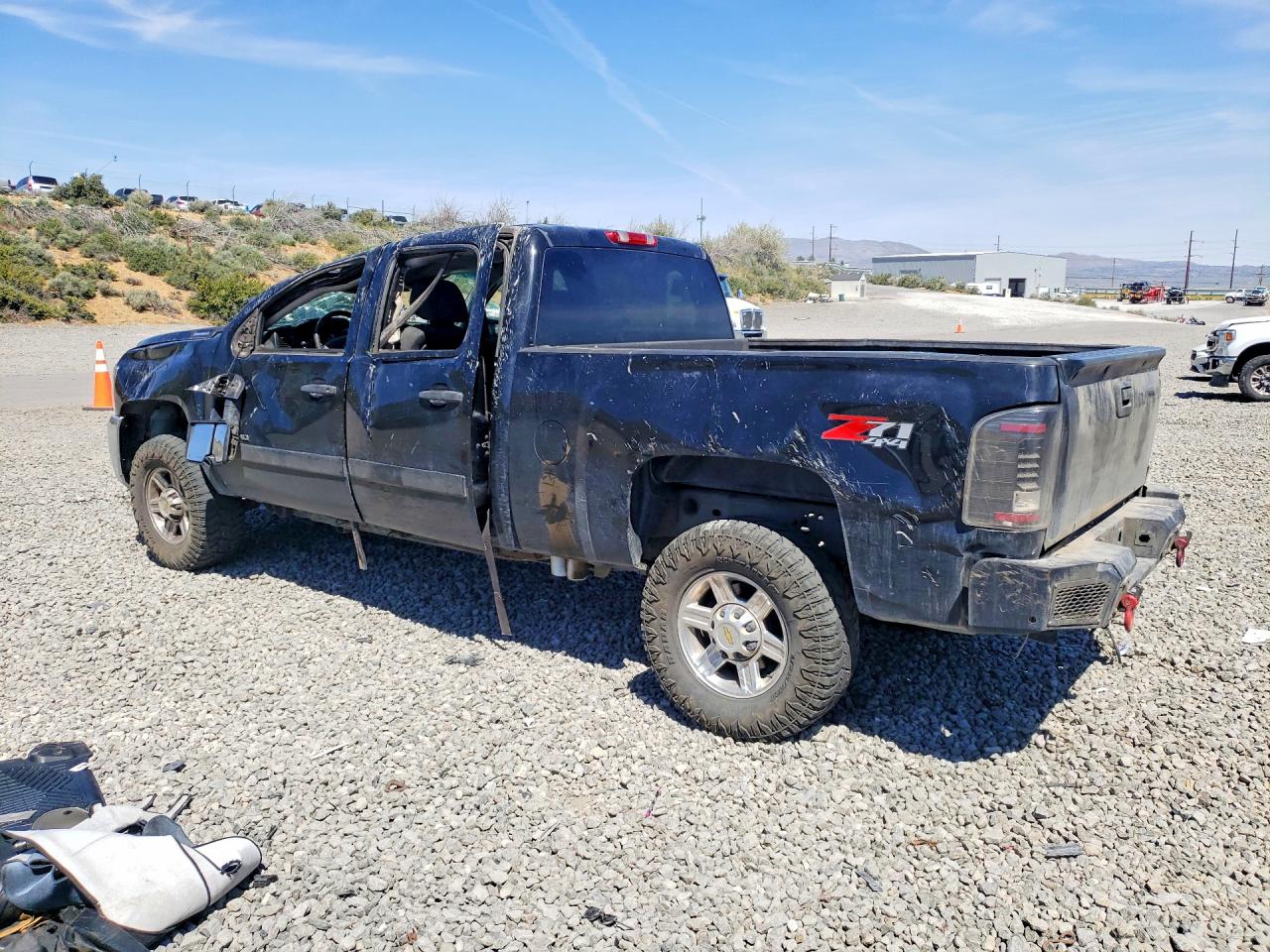2007 Chevrolet Silverado K2500 Heavy Duty Black vin: 1GCHK23667F530313
