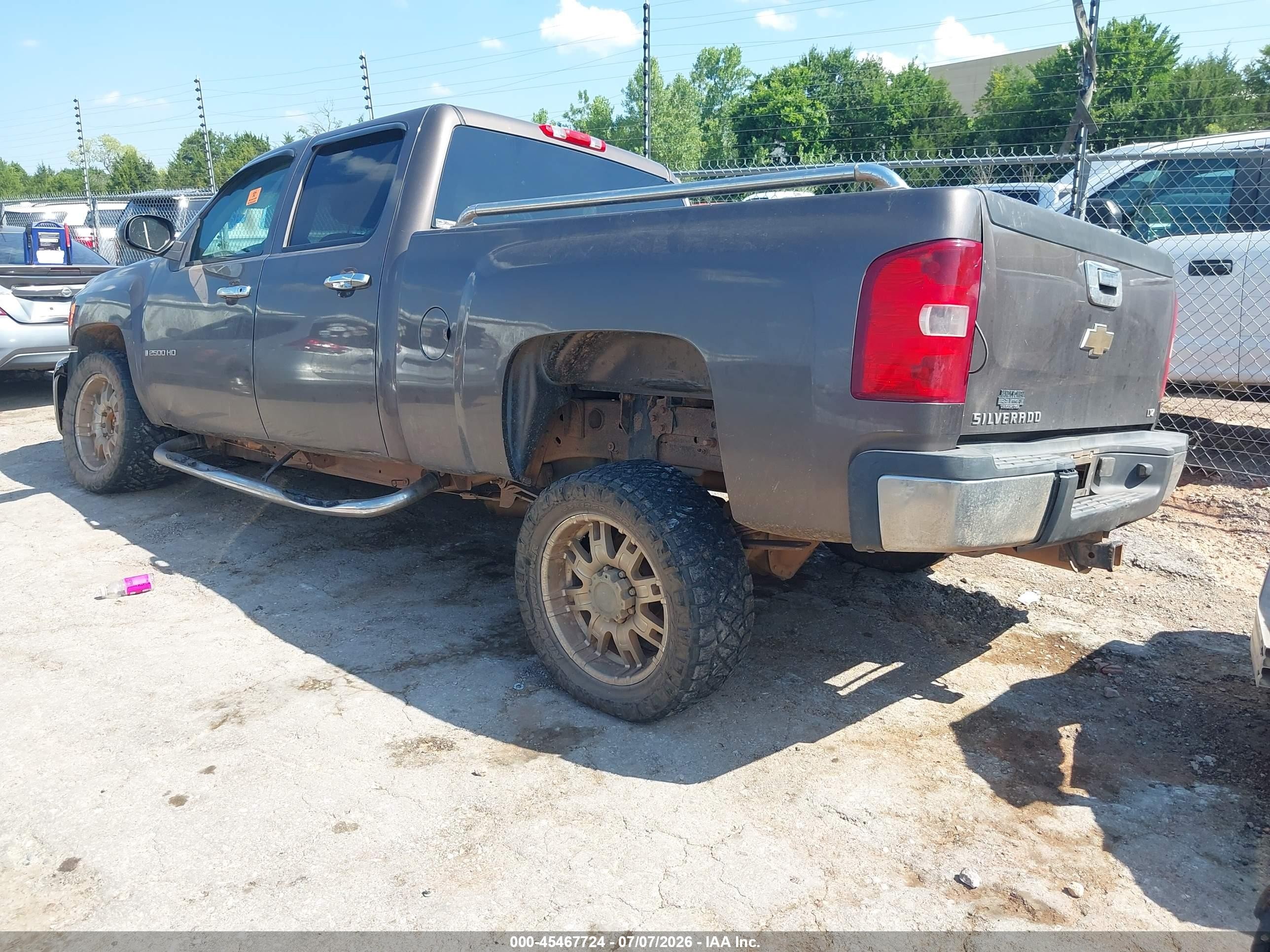 2007 Chevrolet Silverado 2500hd Ltz Gray vin: 1GCHK23667F565529