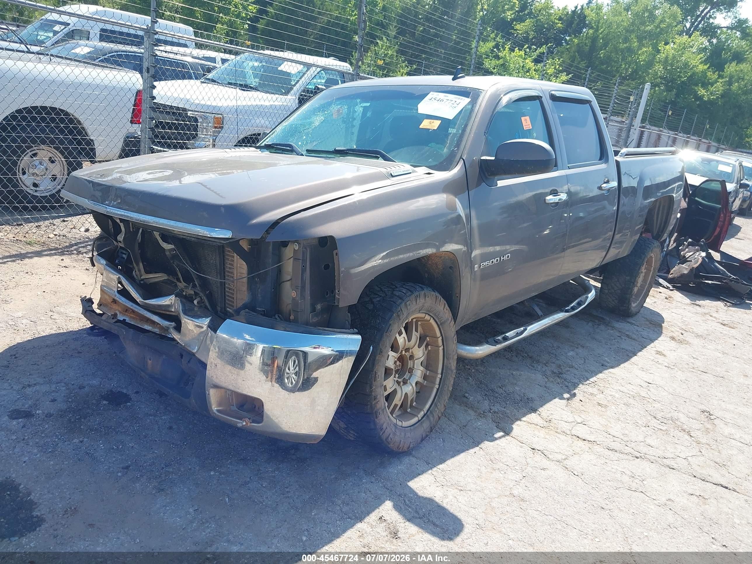 2007 Chevrolet Silverado 2500hd Ltz Gray vin: 1GCHK23667F565529