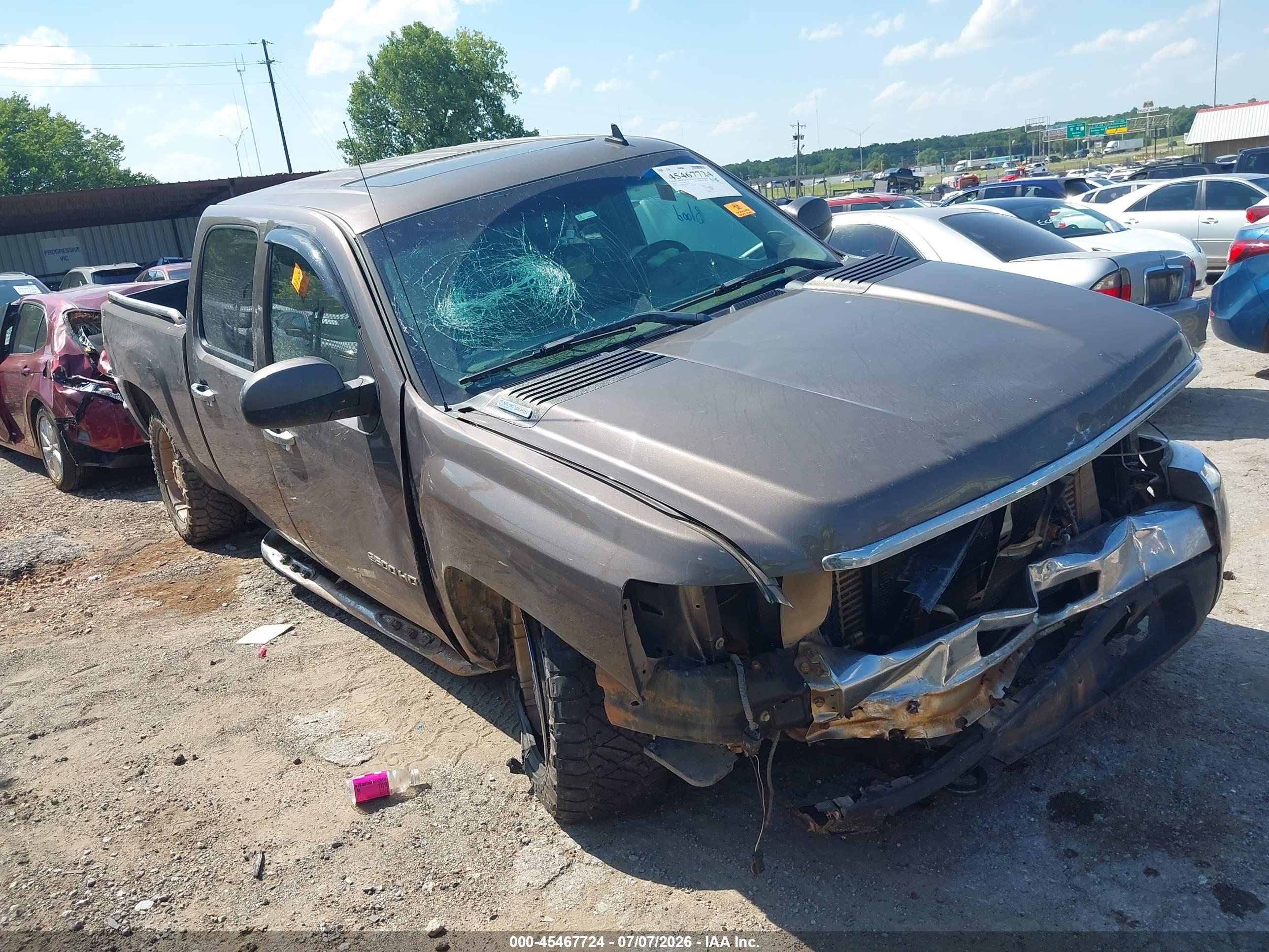 2007 Chevrolet Silverado 2500hd Ltz Gray vin: 1GCHK23667F565529