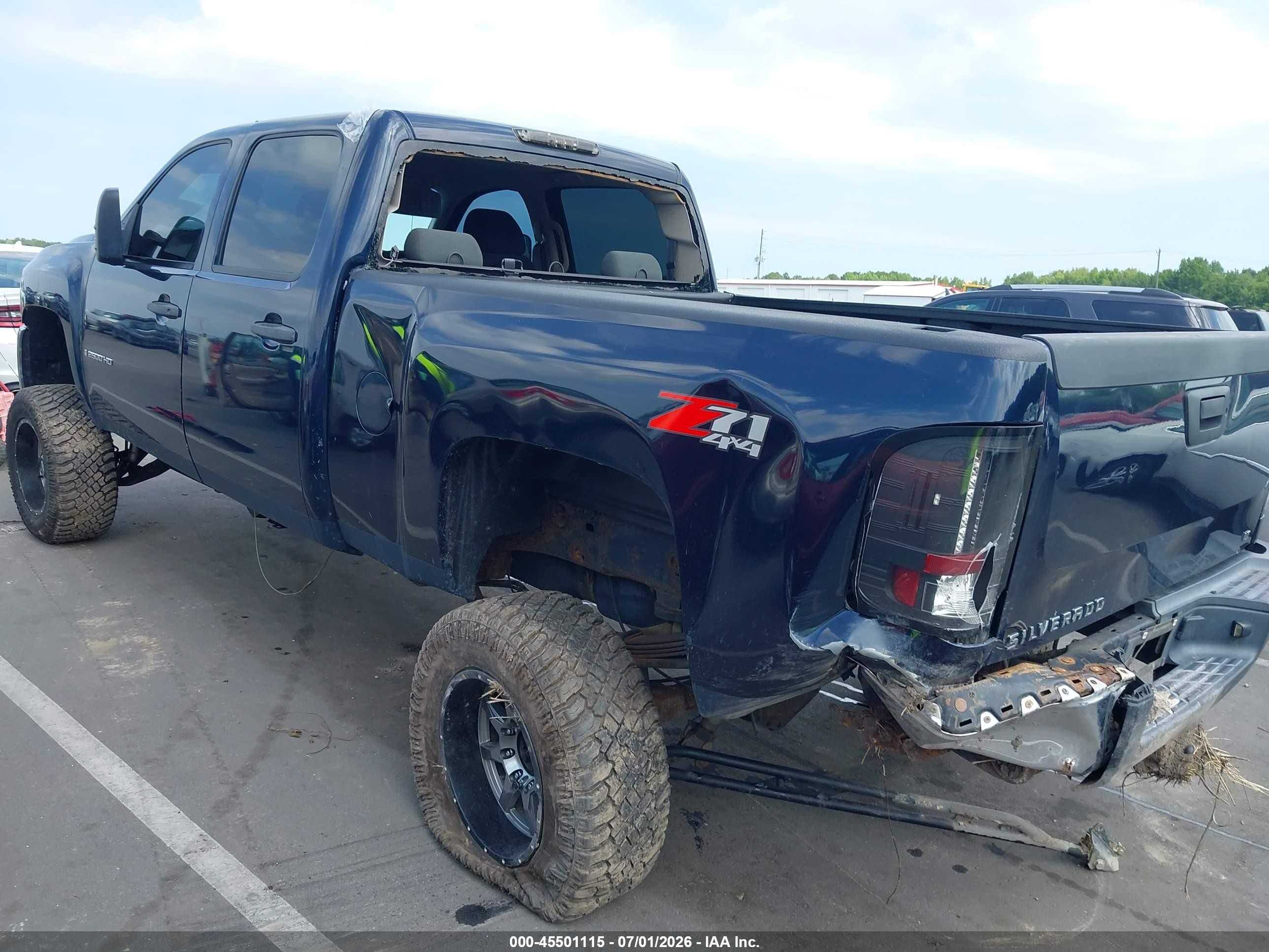 2008 Chevrolet Silverado 2500hd Lt1 Blue vin: 1GCHK23668F111816