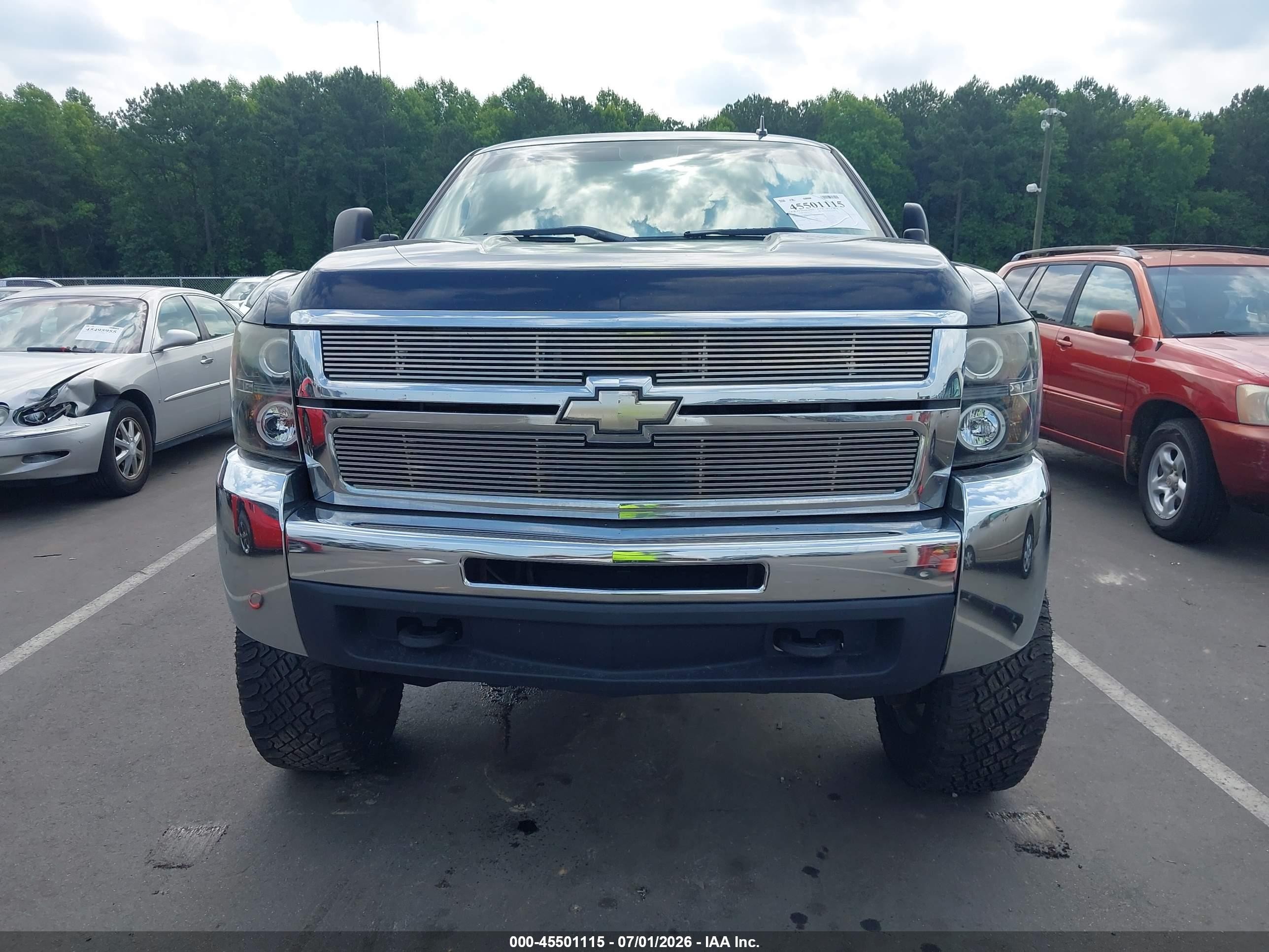 2008 Chevrolet Silverado 2500hd Lt1 Blue vin: 1GCHK23668F111816