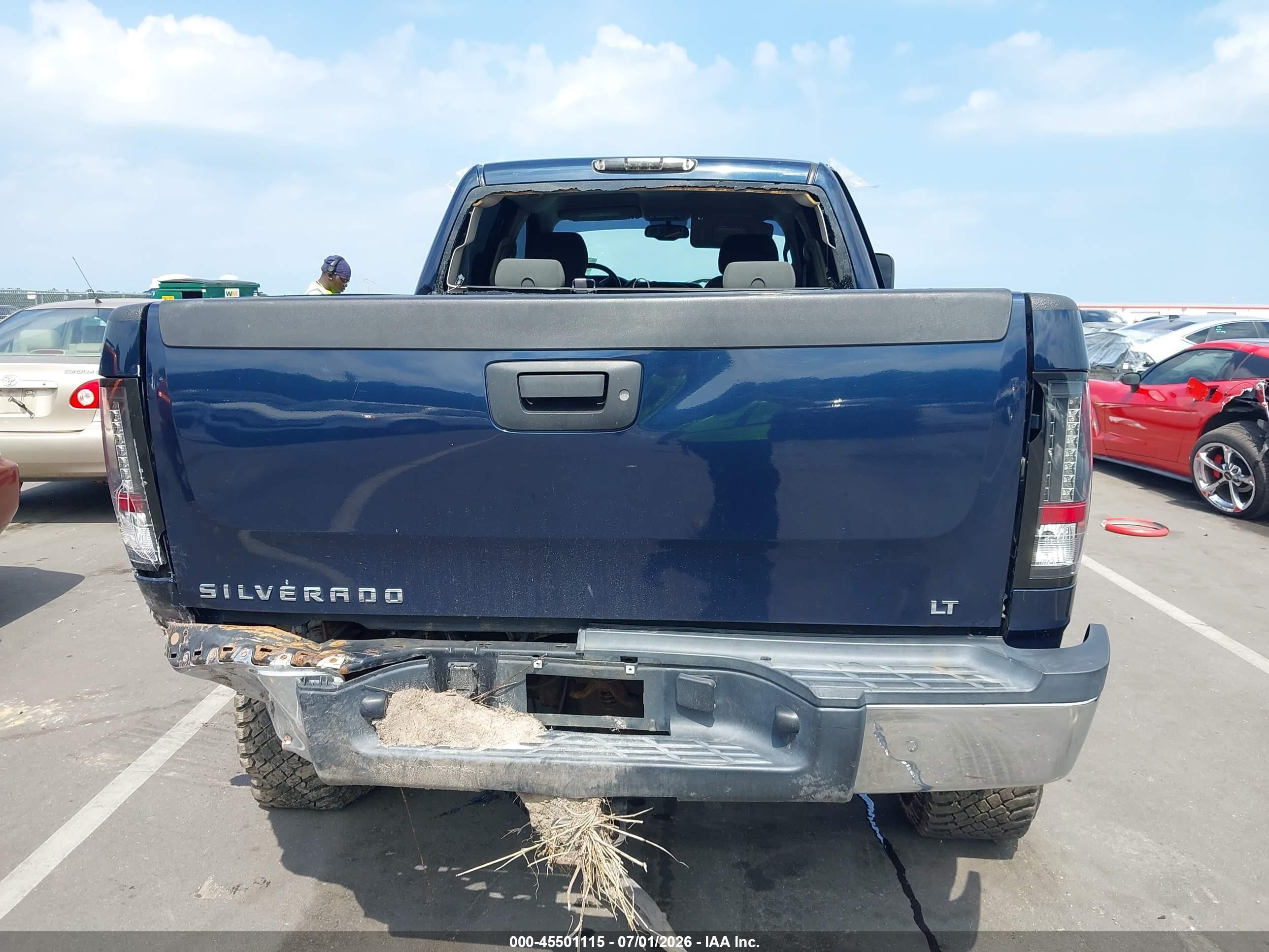 2008 Chevrolet Silverado 2500hd Lt1 Blue vin: 1GCHK23668F111816