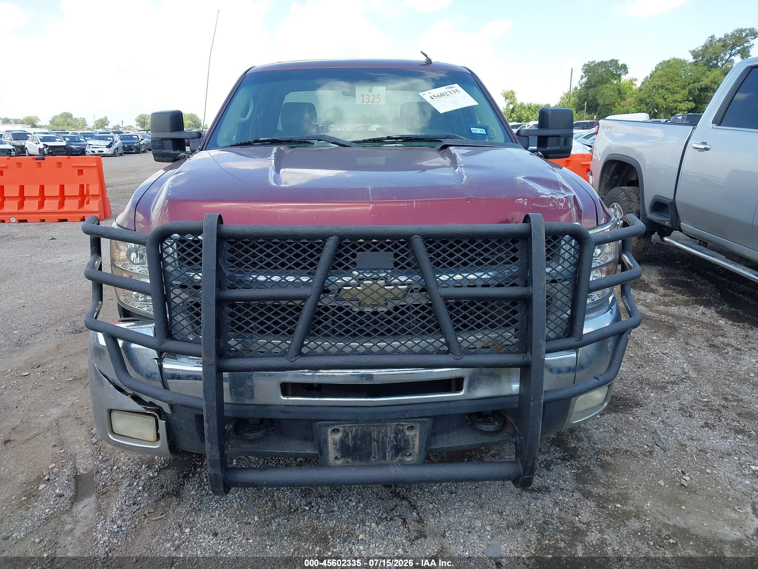 2008 Chevrolet Silverado 2500hd Ltz Maroon vin: 1GCHK23668F205114