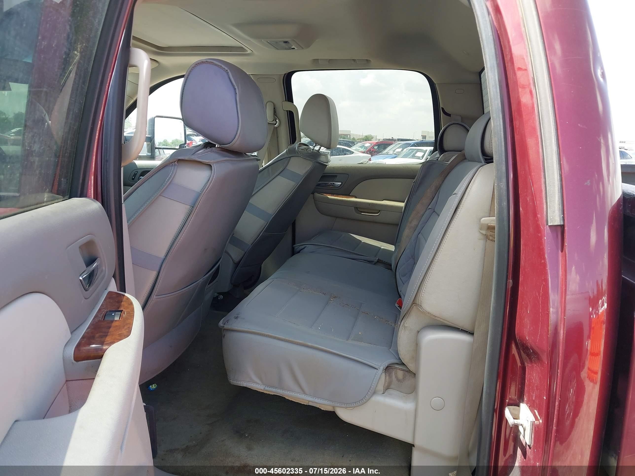 2008 Chevrolet Silverado 2500hd Ltz Maroon vin: 1GCHK23668F205114