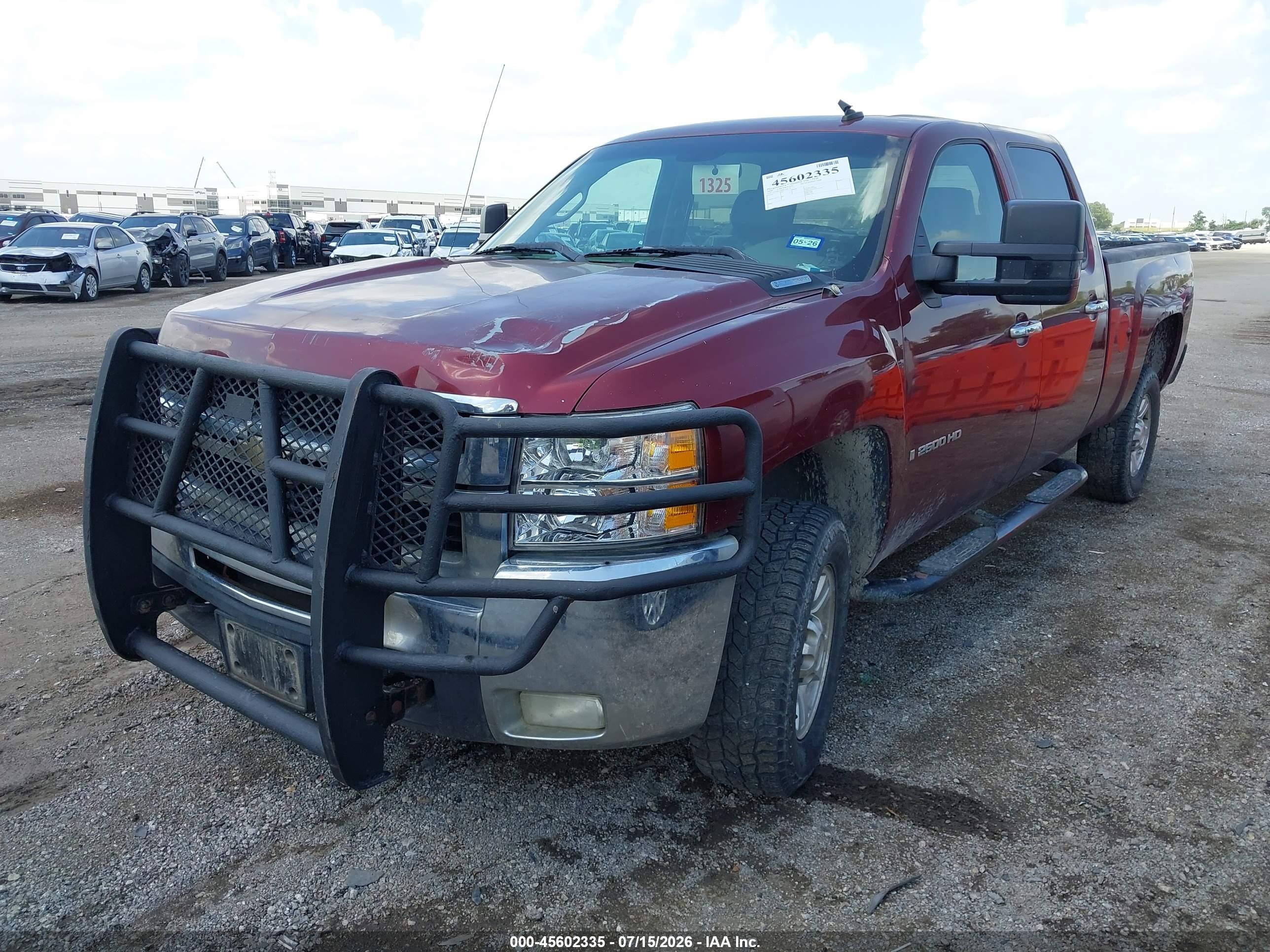 2008 Chevrolet Silverado 2500hd Ltz Maroon vin: 1GCHK23668F205114