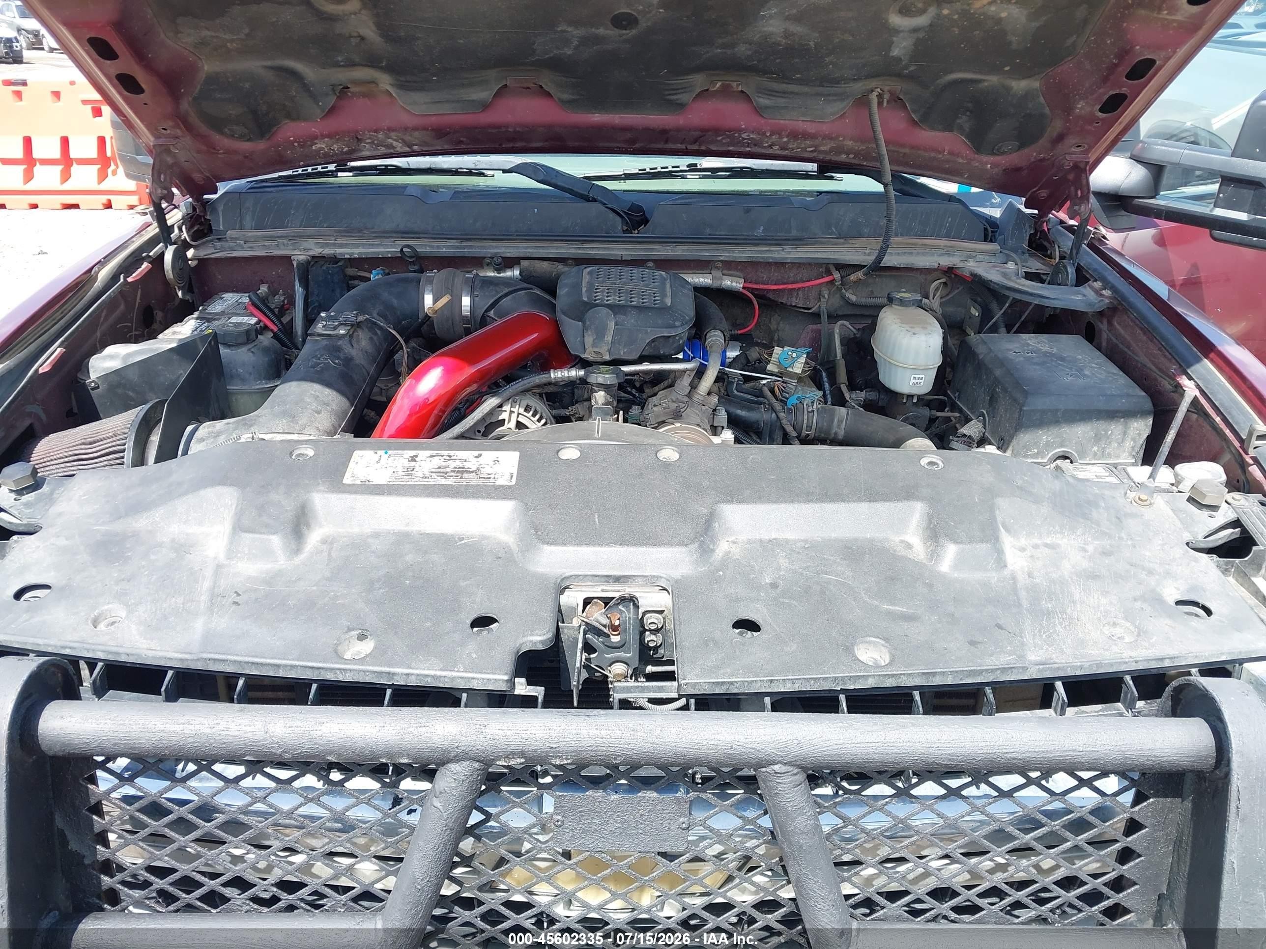 2008 Chevrolet Silverado 2500hd Ltz Maroon vin: 1GCHK23668F205114