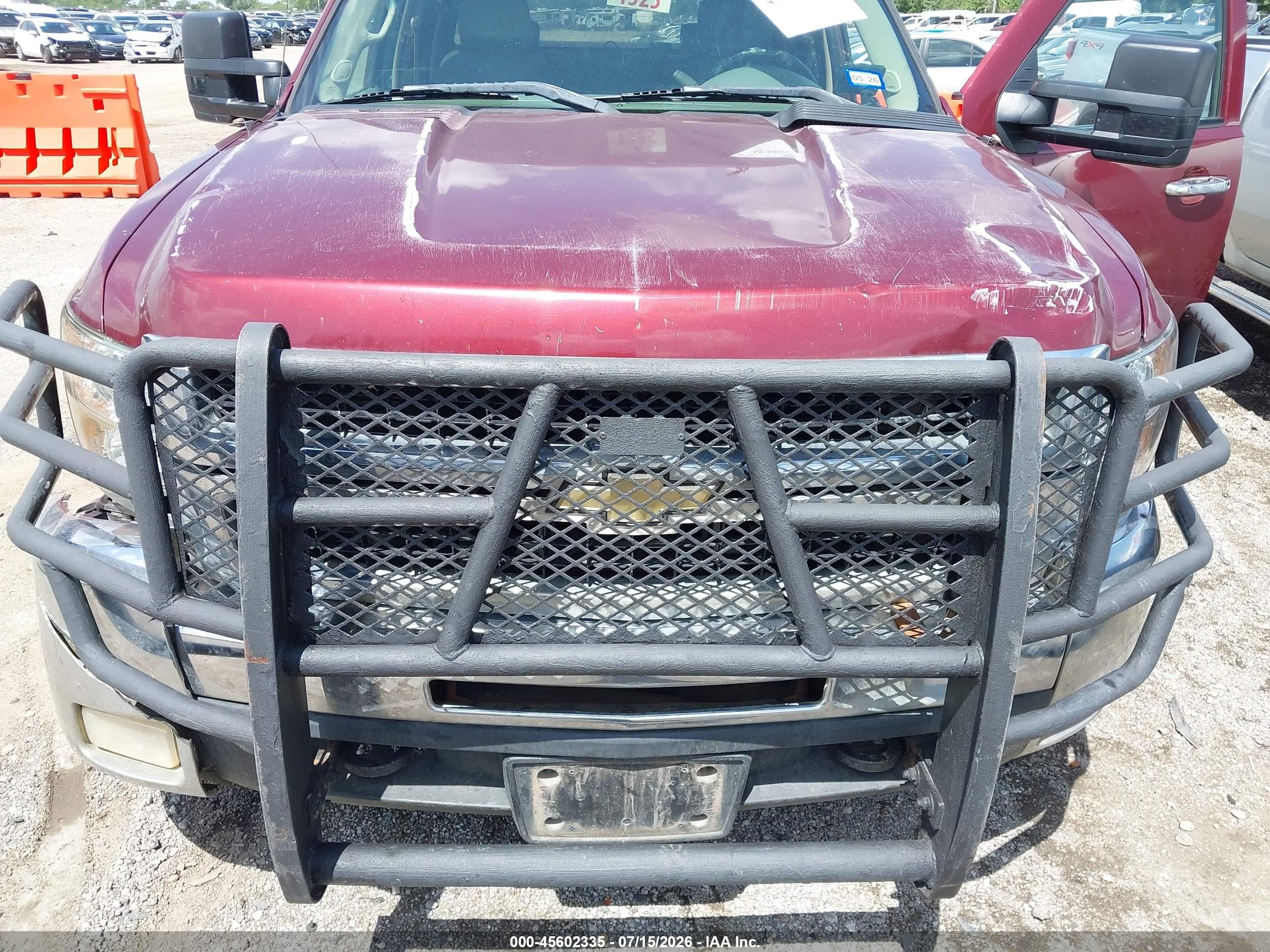2008 Chevrolet Silverado 2500hd Ltz Maroon vin: 1GCHK23668F205114