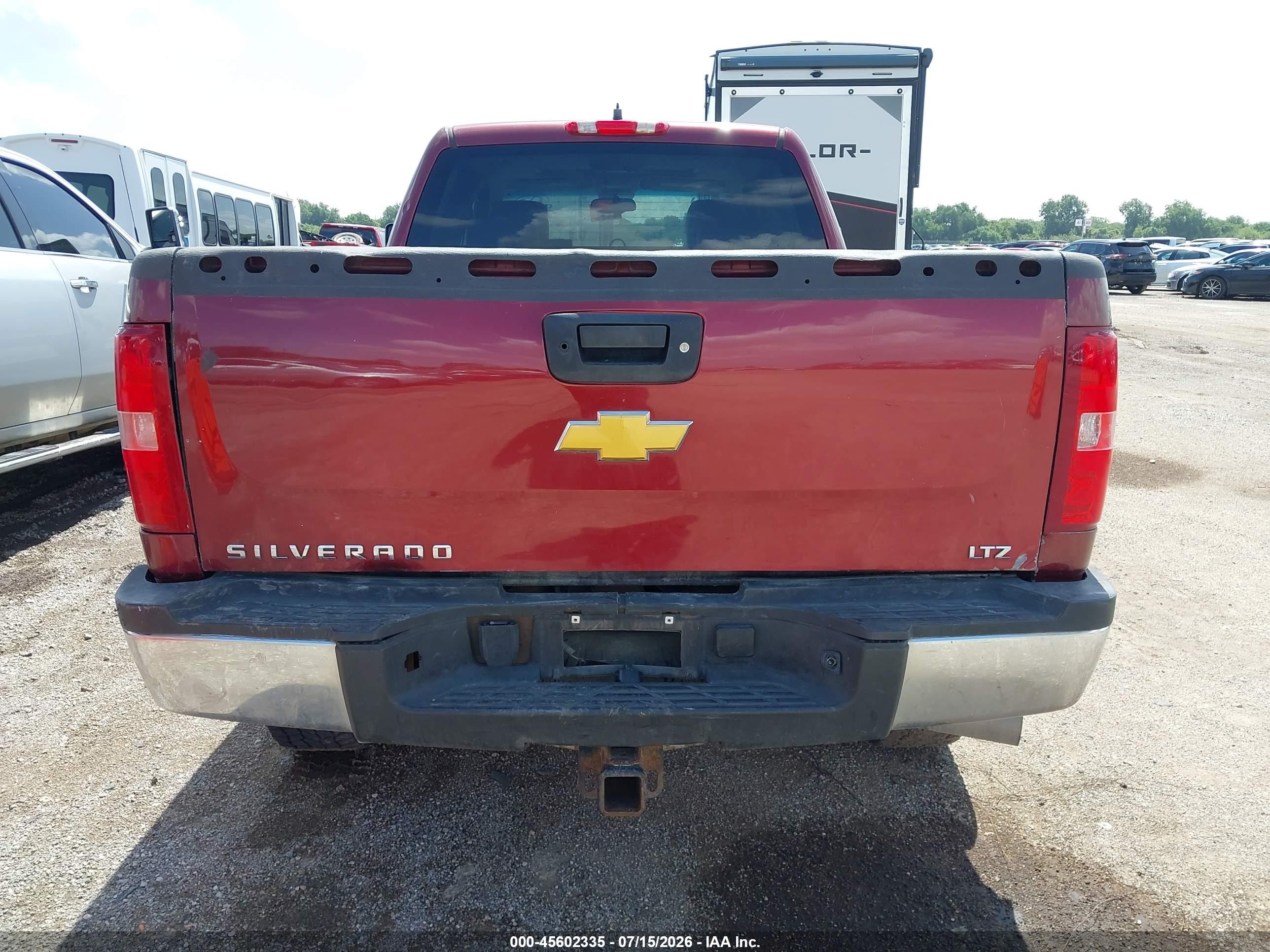 2008 Chevrolet Silverado 2500hd Ltz Maroon vin: 1GCHK23668F205114