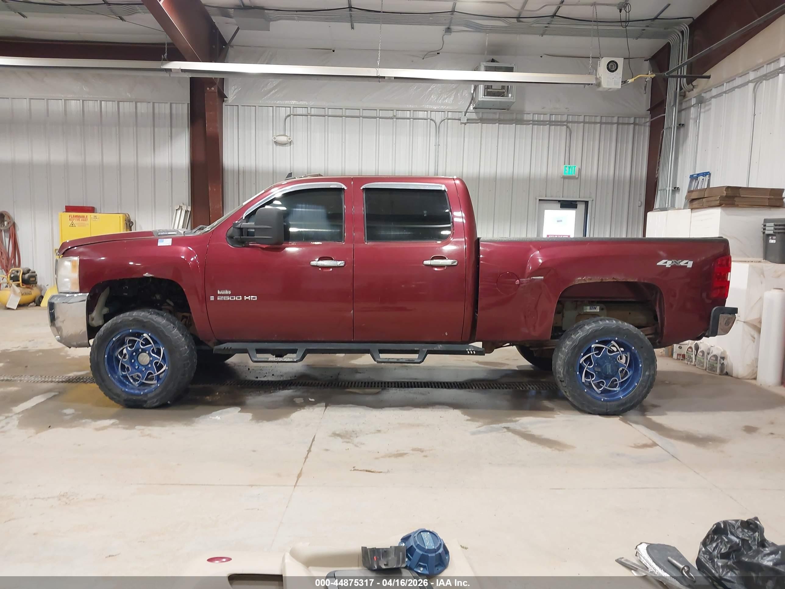 2008 Chevrolet Silverado 2500hd Ltz Бордовый vin: 1GCHK23678F163570