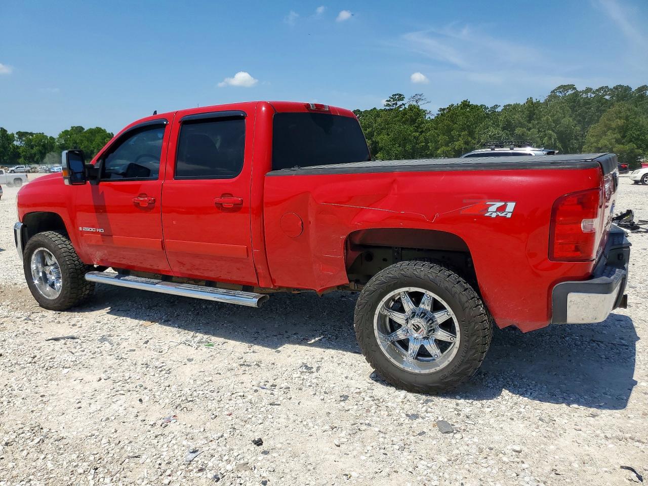 2008 Chevrolet Silverado K2500 Heavy Duty Red vin: 1GCHK23688F165831