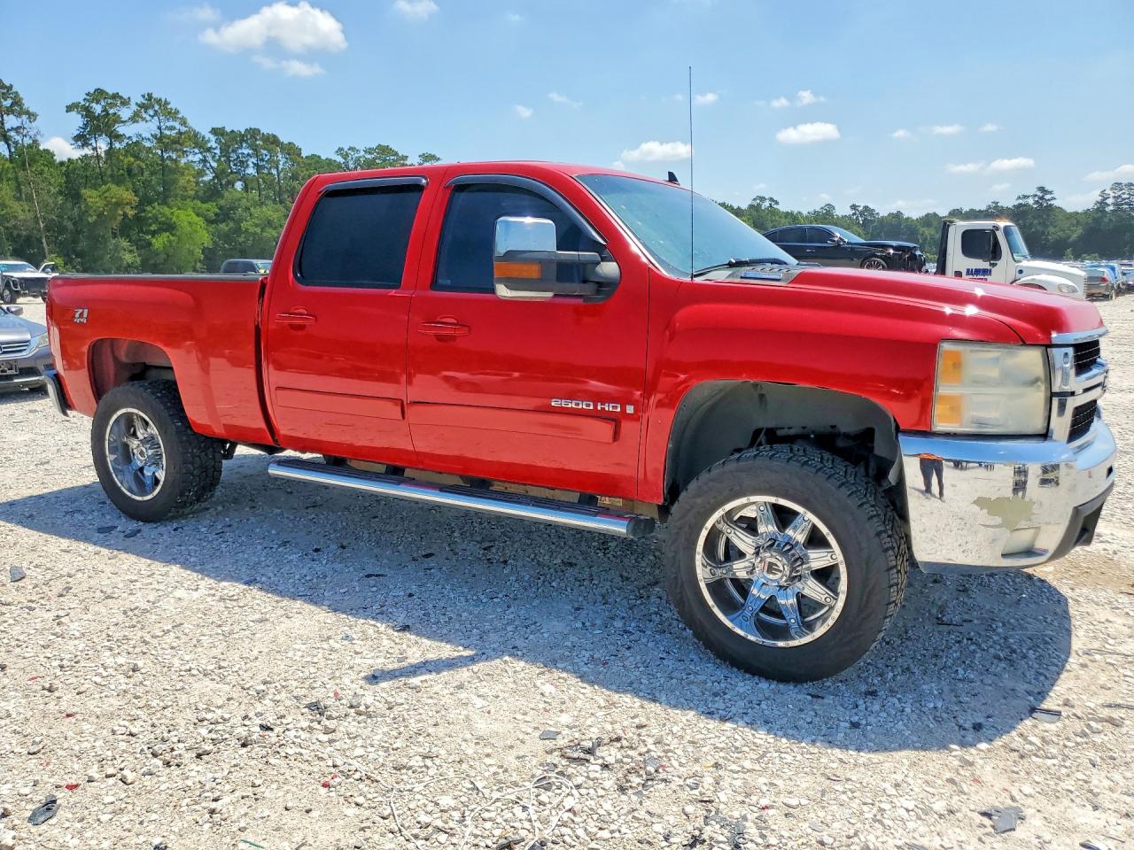2008 Chevrolet Silverado K2500 Heavy Duty Red vin: 1GCHK23688F165831