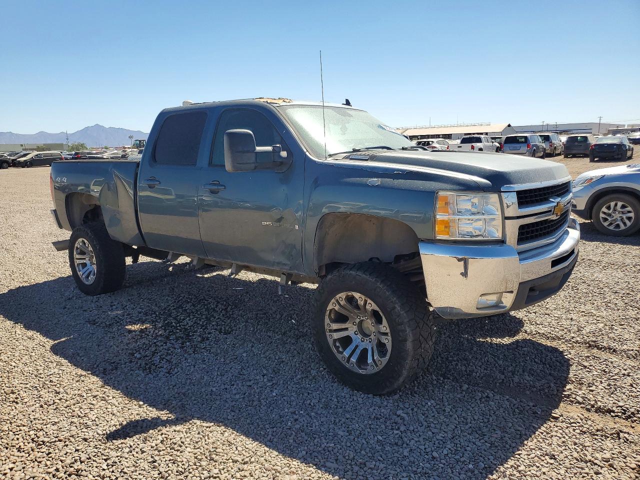 2008 Chevrolet Silverado 2500hd Blue vin: 1GCHK23698F221727