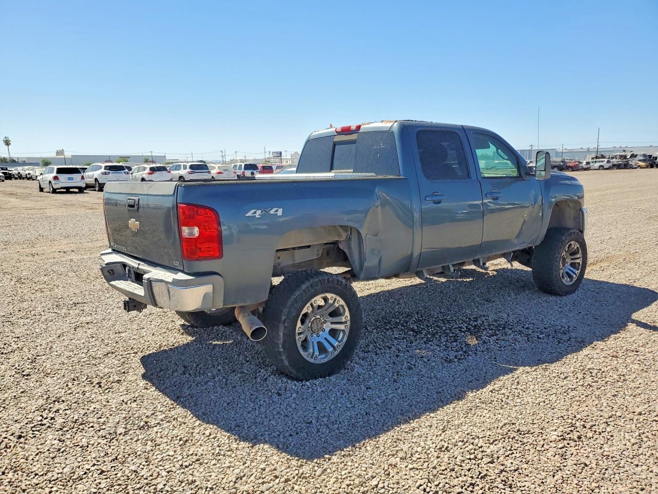 2008 Chevrolet Silverado 2500hd Blue vin: 1GCHK23698F221727
