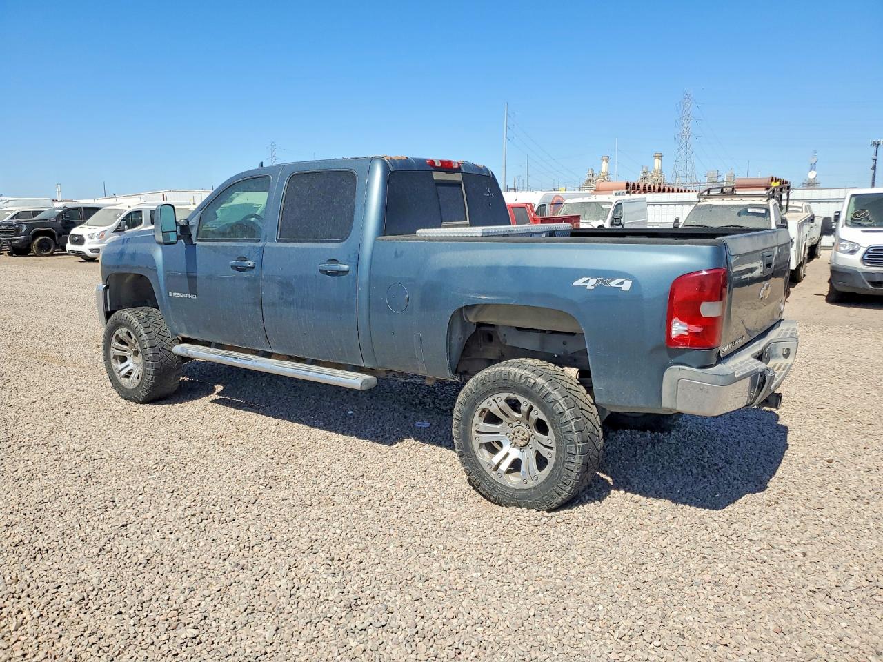 2008 Chevrolet Silverado 2500hd Blue vin: 1GCHK23698F221727