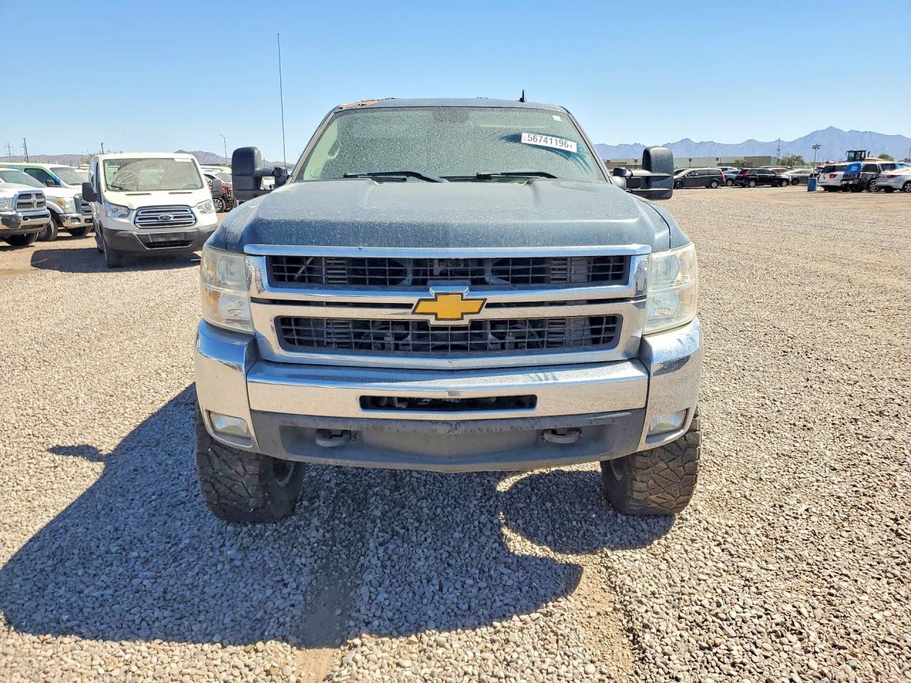 2008 Chevrolet Silverado 2500hd Blue vin: 1GCHK23698F221727