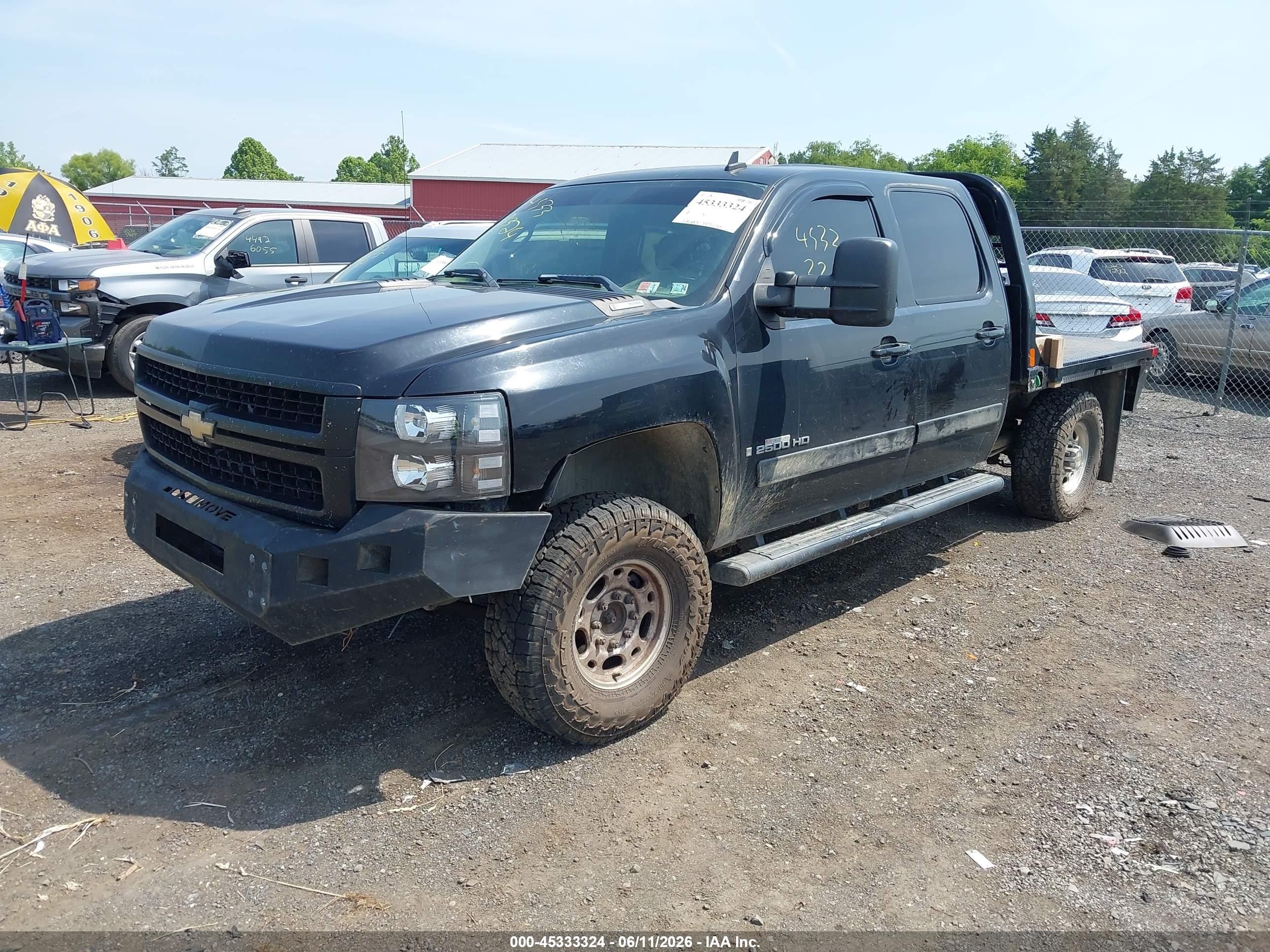 2007 Chevrolet Silverado 2500hd Ltz Черный vin: 1GCHK236X7F504782