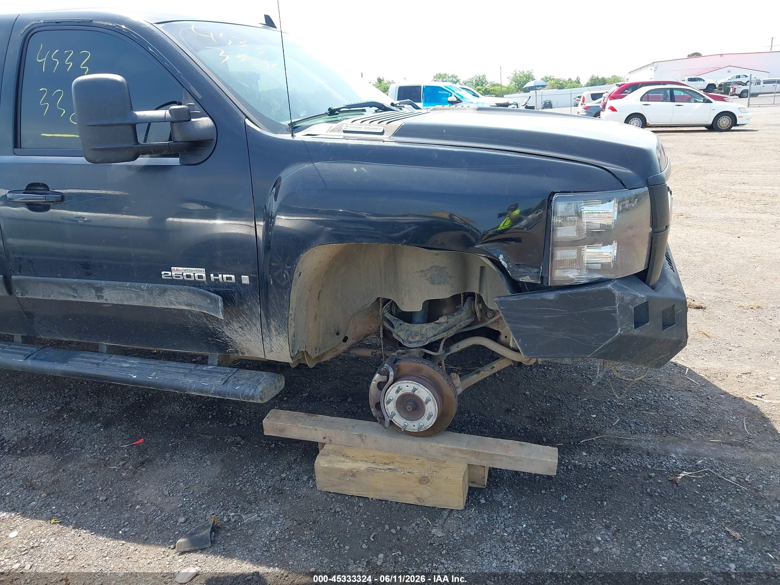 2007 Chevrolet Silverado 2500hd Ltz Черный vin: 1GCHK236X7F504782