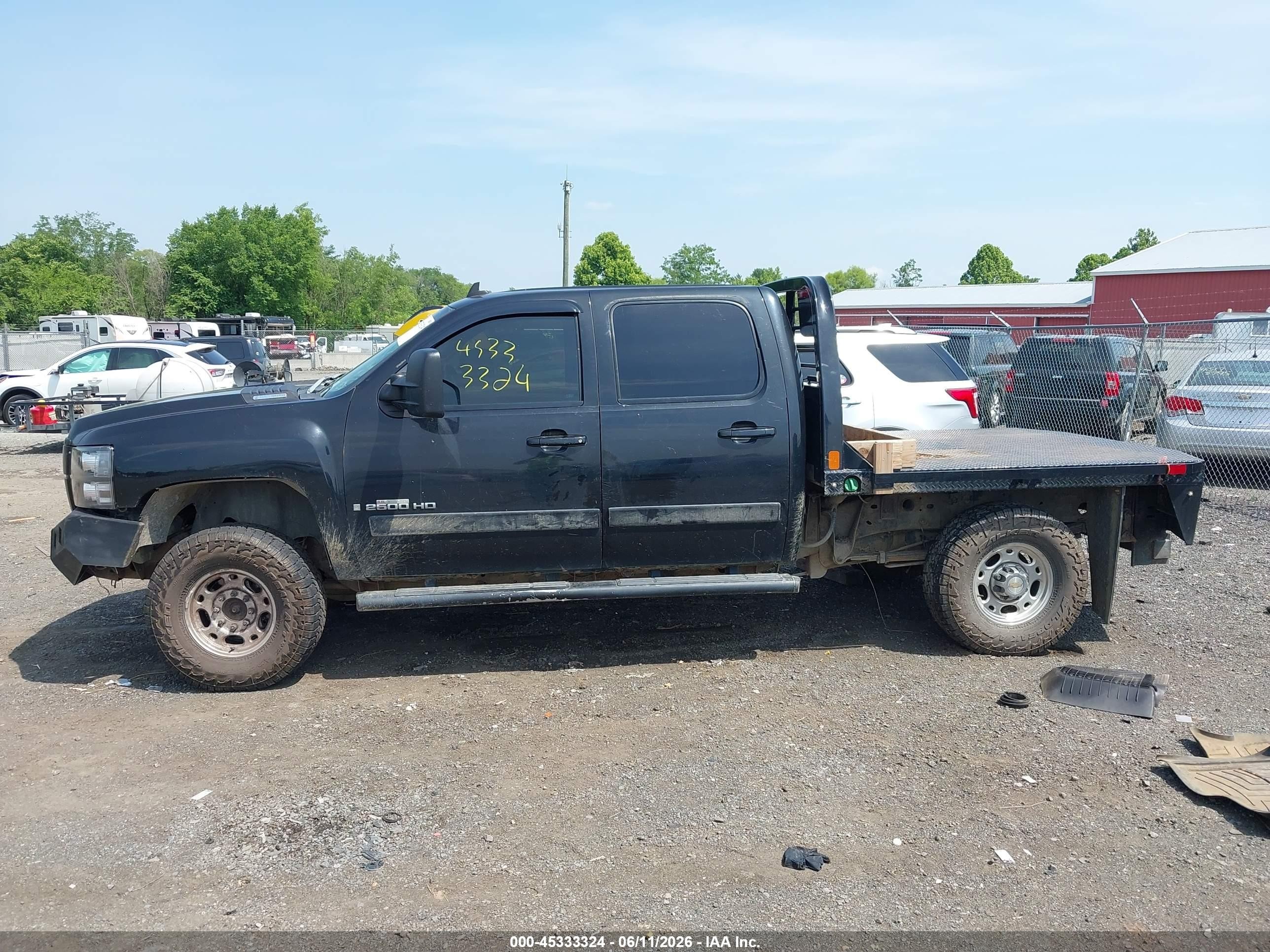 2007 Chevrolet Silverado 2500hd Ltz Черный vin: 1GCHK236X7F504782