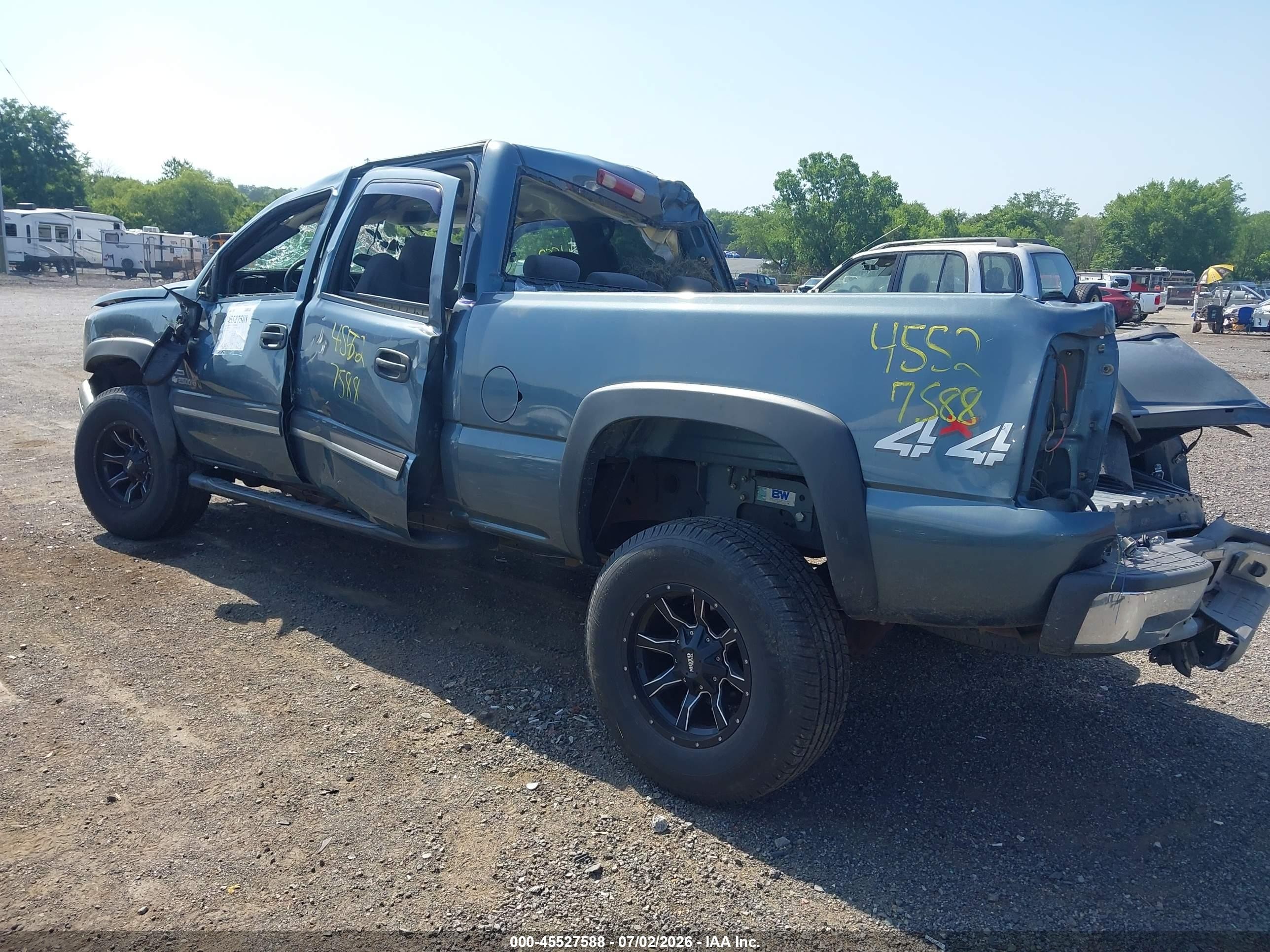 2006 Chevrolet Silverado 2500hd Lt2 Gray vin: 1GCHK23D06F230781