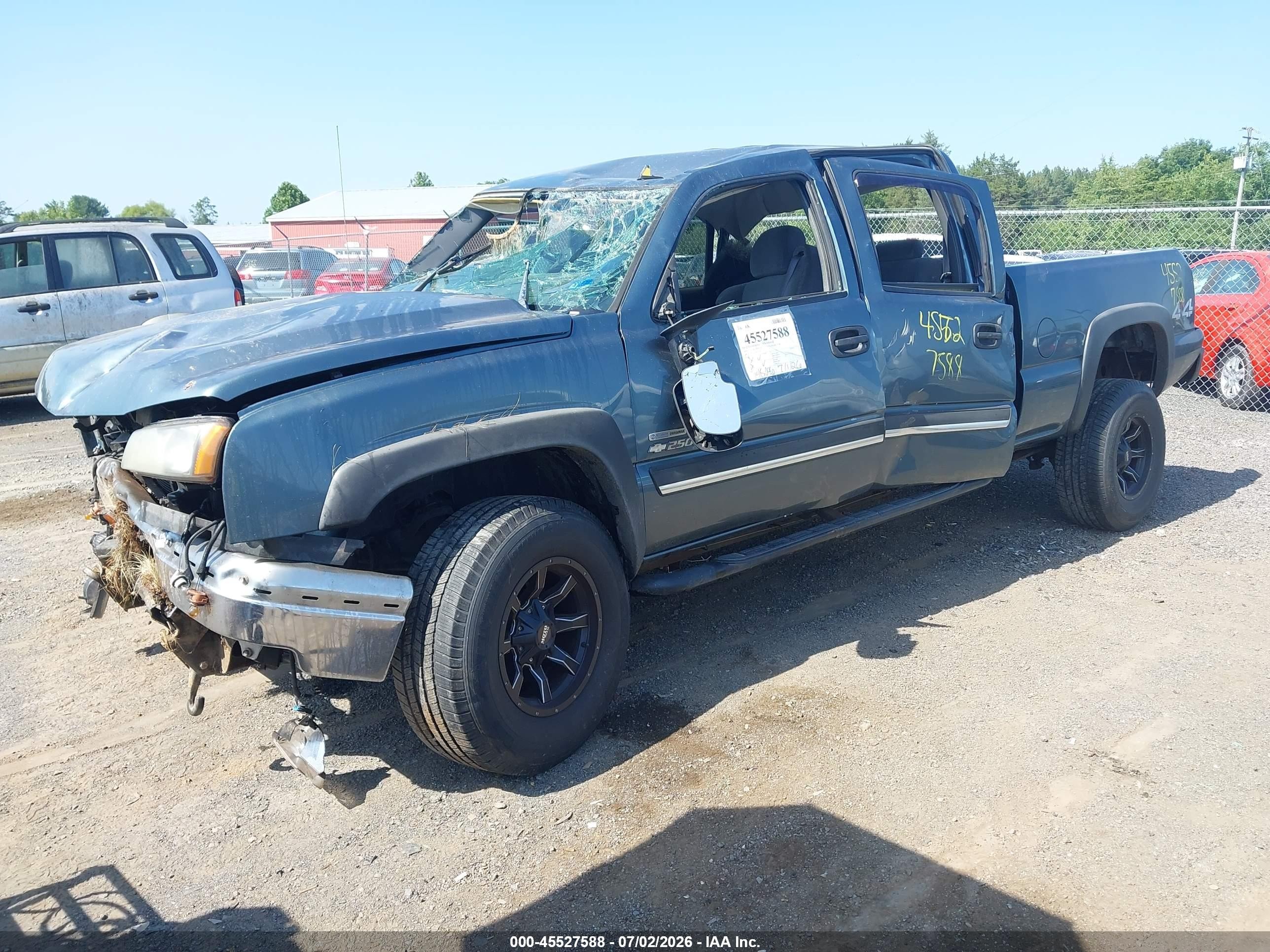 2006 Chevrolet Silverado 2500hd Lt2 Gray vin: 1GCHK23D06F230781
